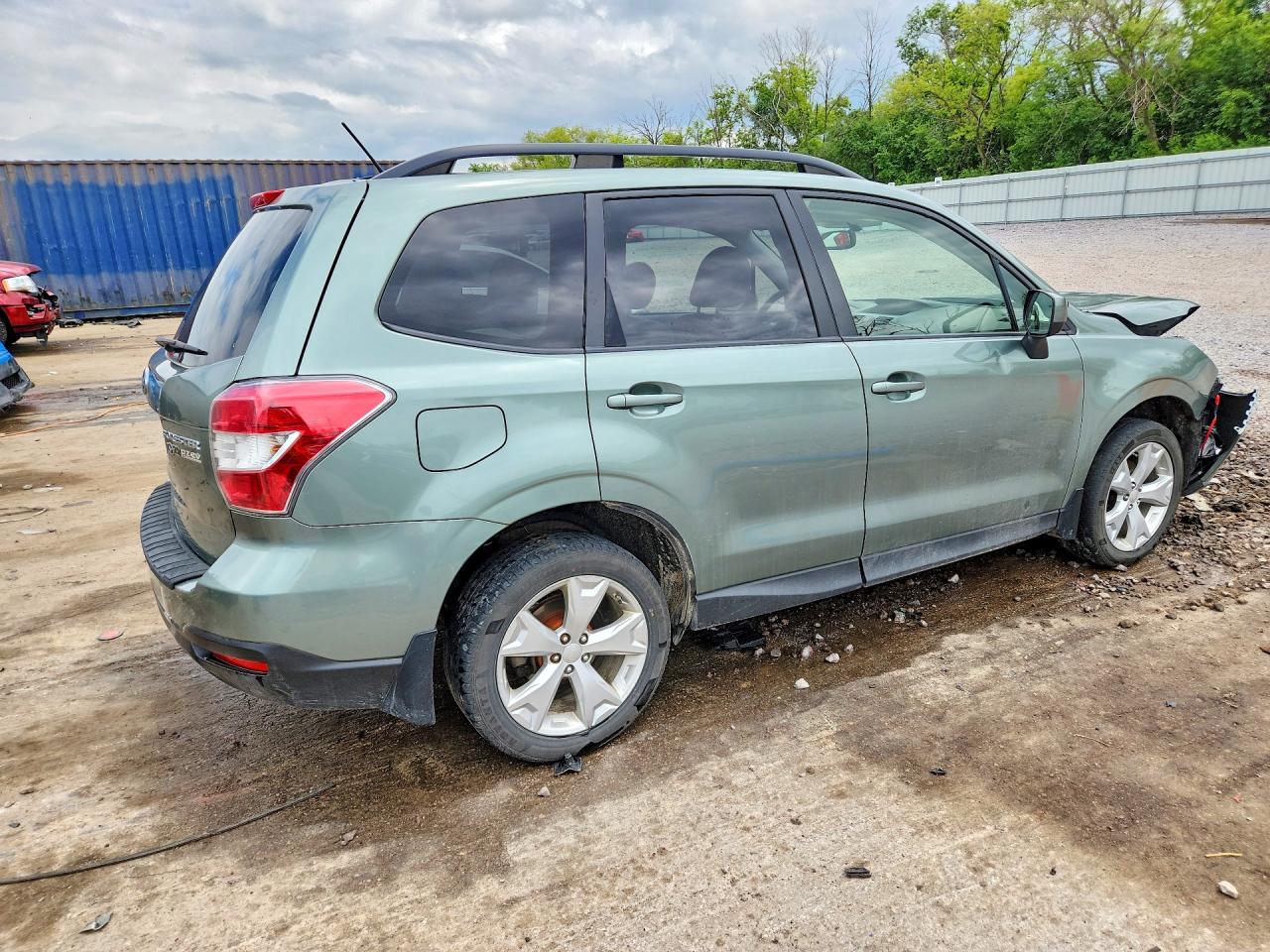 2014 Subaru Forester 2.5i Premium Green vin: JF2SJAEC1EH403476