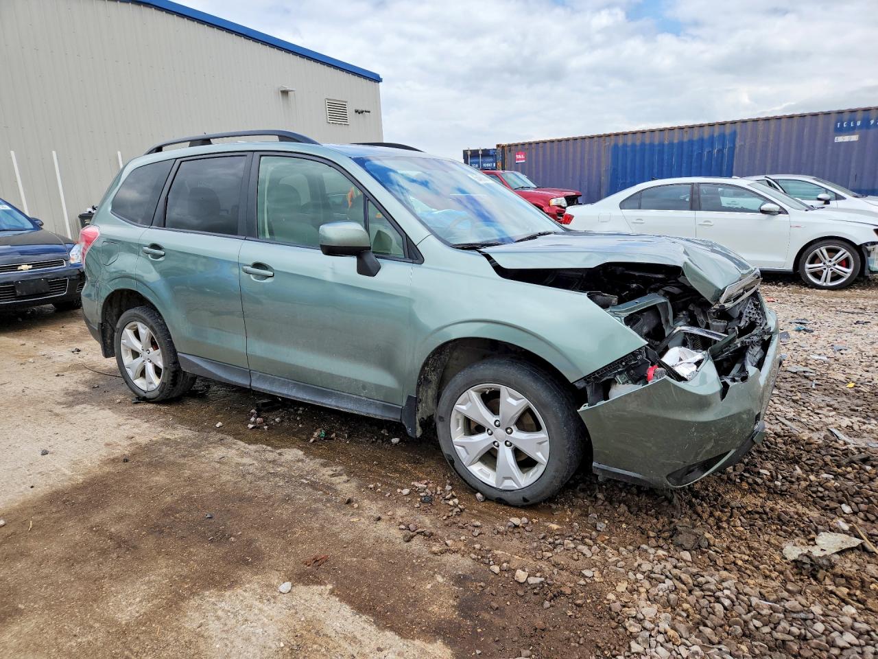 2014 Subaru Forester 2.5i Premium Green vin: JF2SJAEC1EH403476