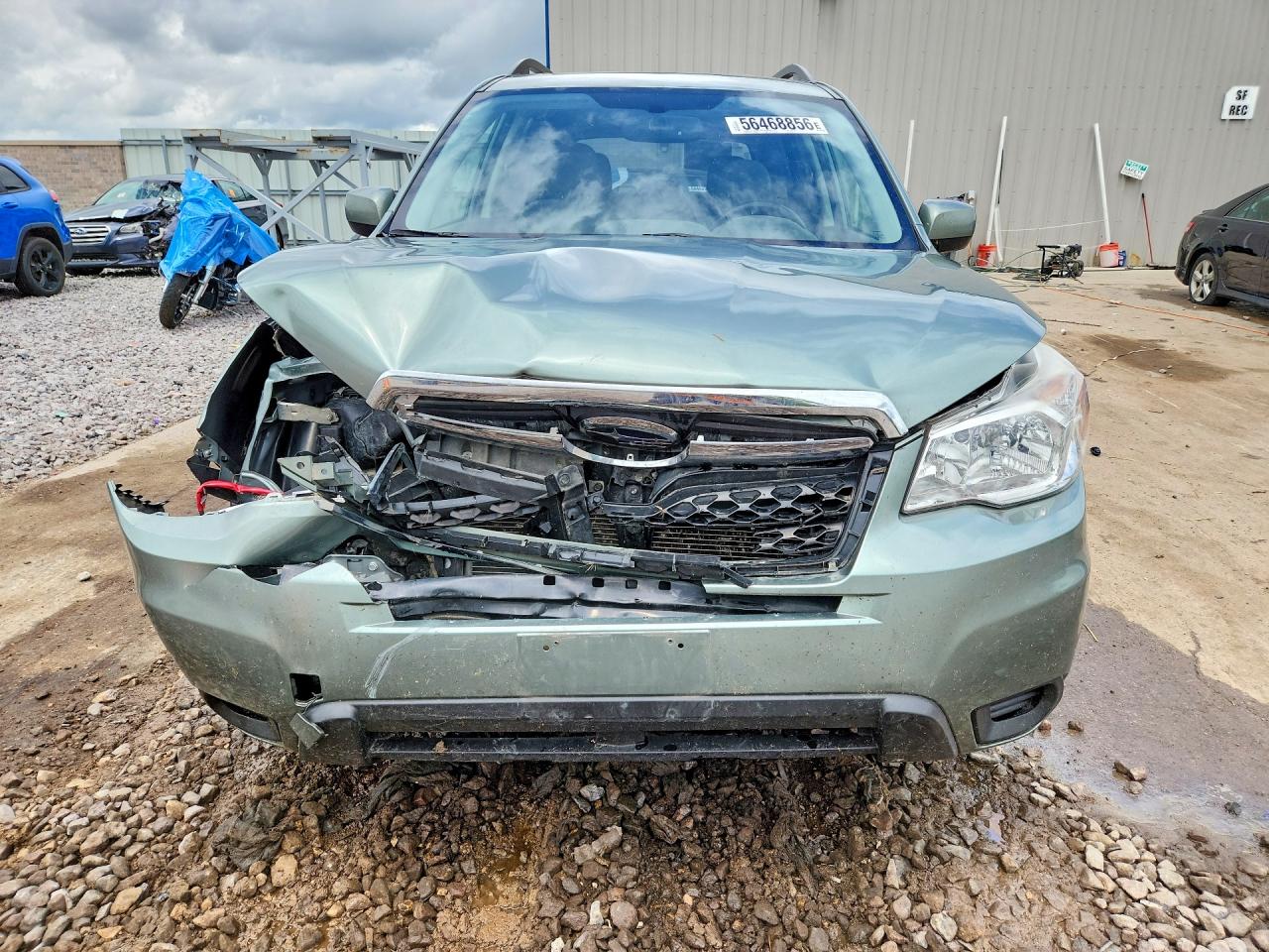 2014 Subaru Forester 2.5i Premium Green vin: JF2SJAEC1EH403476