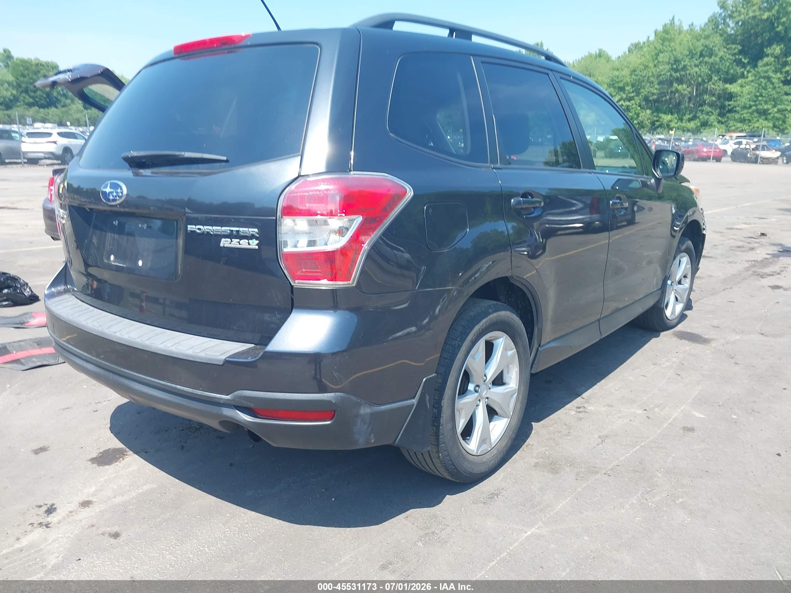 2014 Subaru Forester 2.5i Premium Черный vin: JF2SJAEC1EH410640