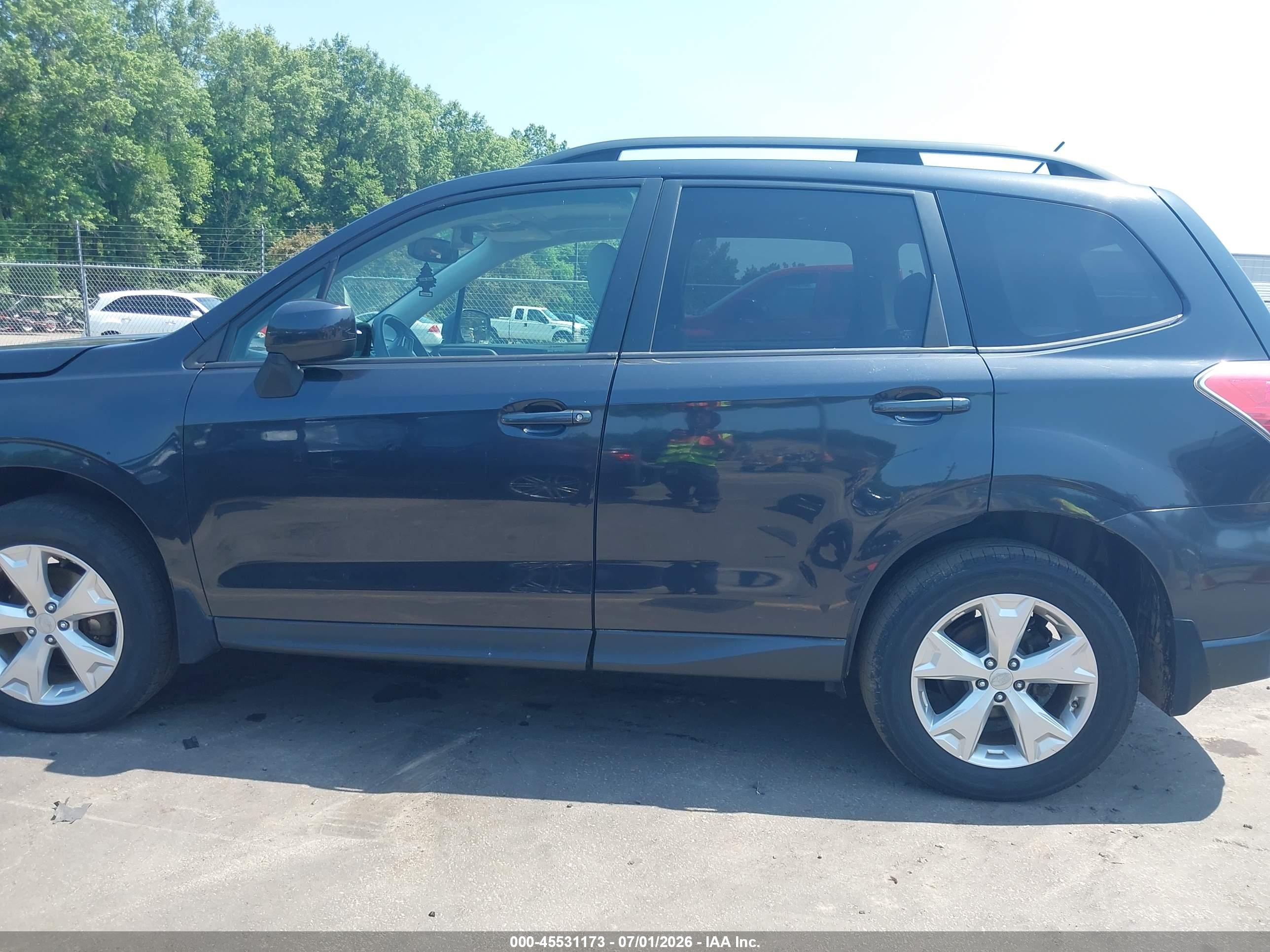 2014 Subaru Forester 2.5i Premium Черный vin: JF2SJAEC1EH410640
