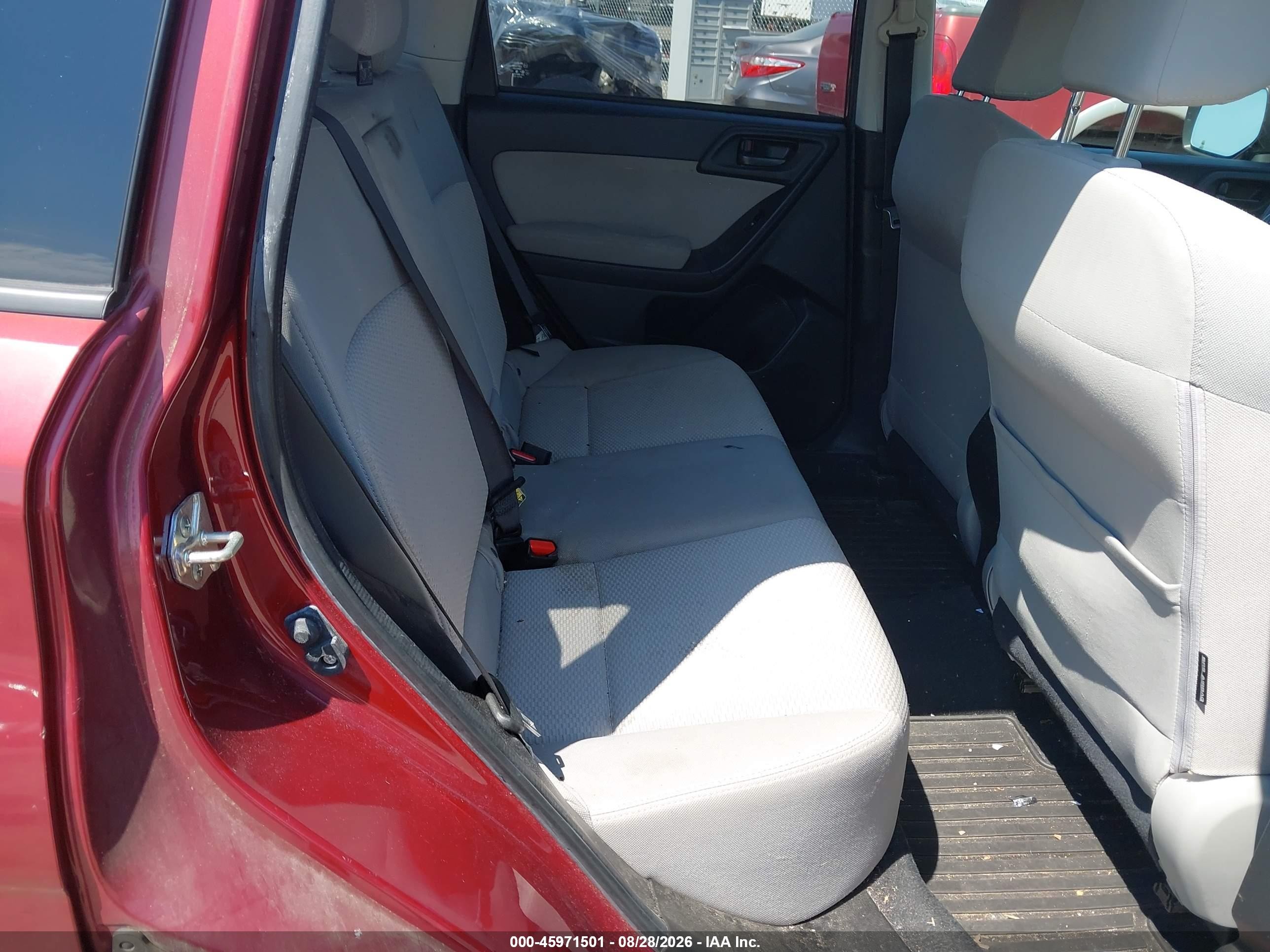 2014 Subaru Forester 2.5i Premium Burgundy vin: JF2SJAEC1EH433593
