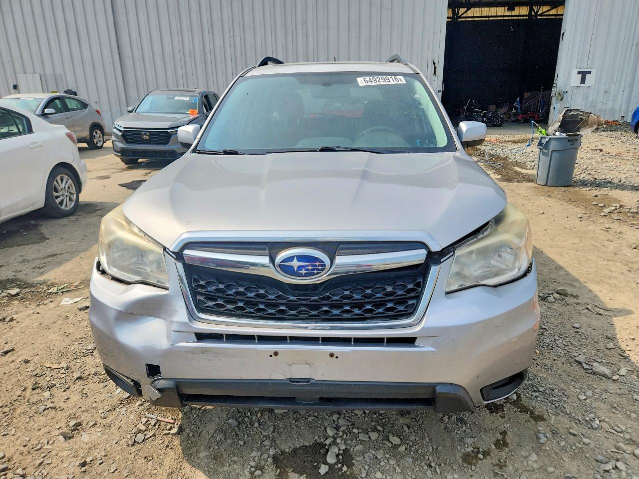 2014 Subaru Forester 2.5i Premium Silver vin: JF2SJAEC1EH453858