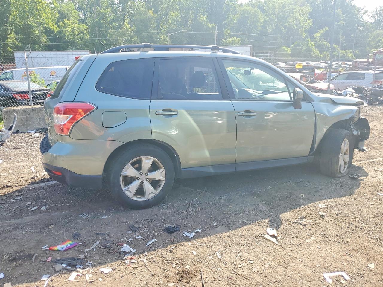 2014 Subaru Forester 2.5i Premium Green vin: JF2SJAEC1EH455089