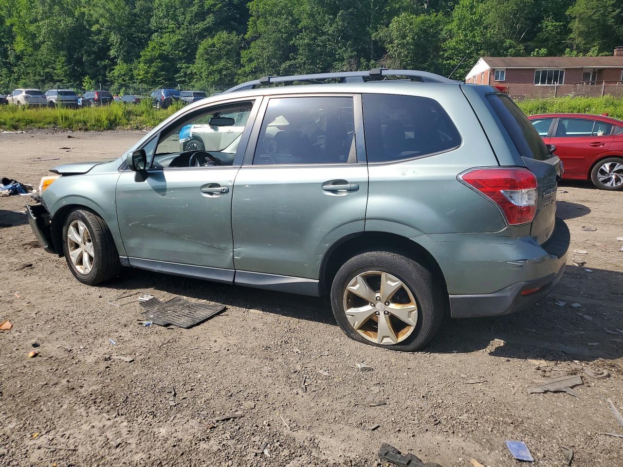 2014 Subaru Forester 2.5i Premium Green vin: JF2SJAEC1EH455089