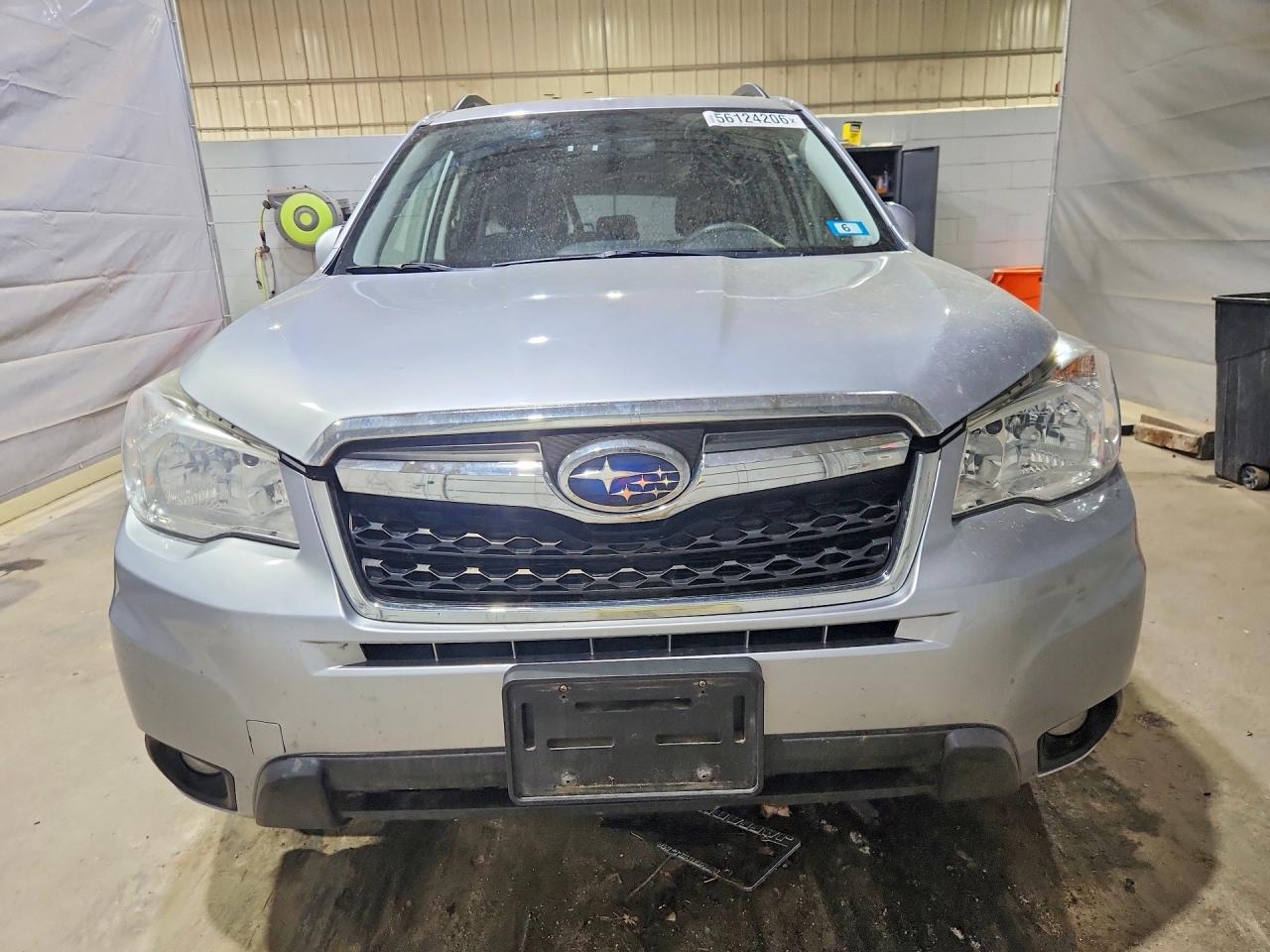 2014 Subaru Forester 2.5i Premium Silver vin: JF2SJAEC1EH470000