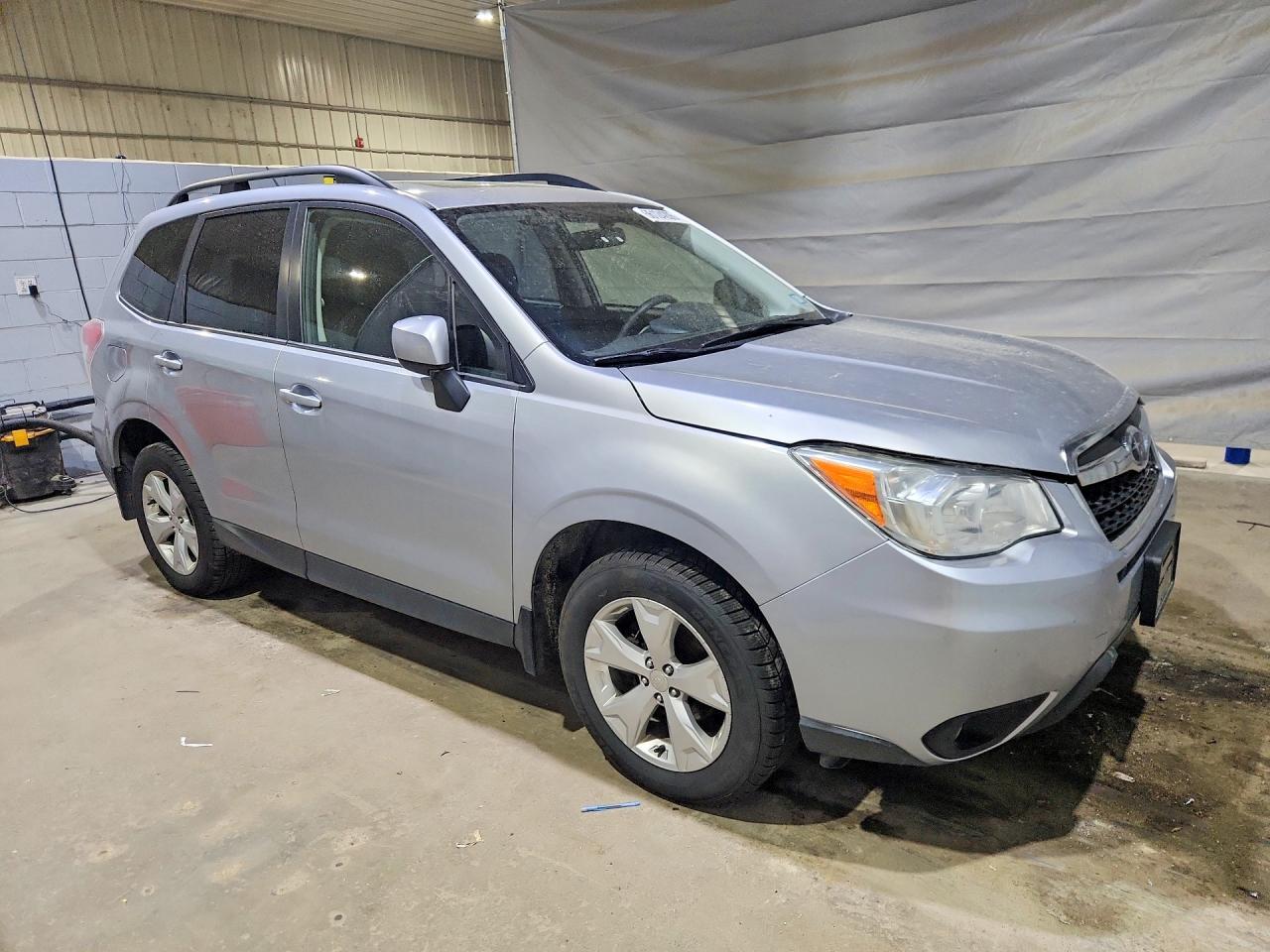 2014 Subaru Forester 2.5i Premium Silver vin: JF2SJAEC1EH470000