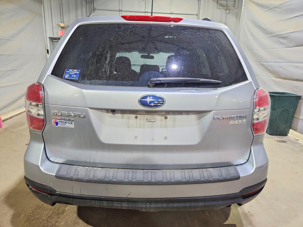2014 Subaru Forester 2.5i Premium Silver vin: JF2SJAEC1EH470000