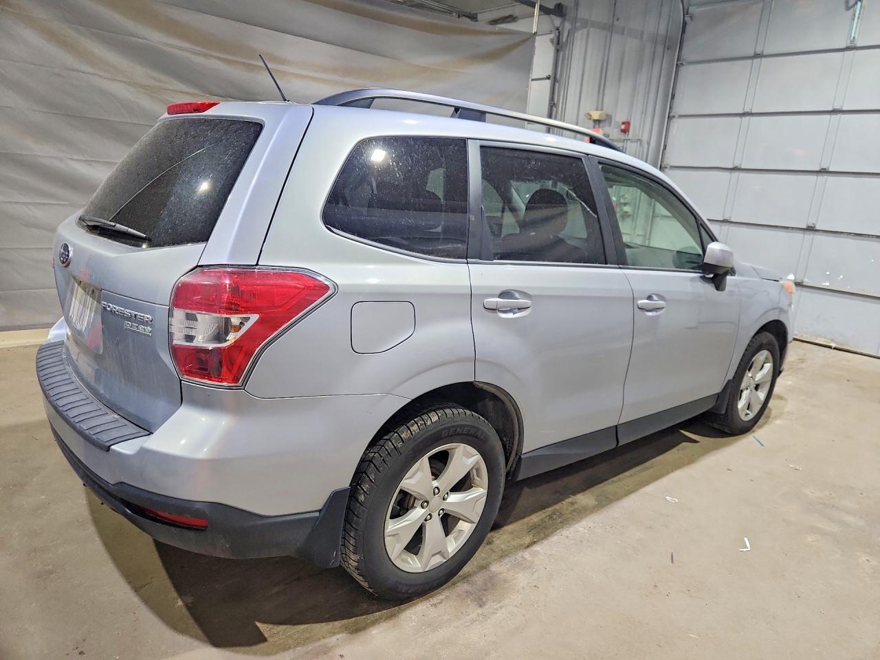 2014 Subaru Forester 2.5i Premium Silver vin: JF2SJAEC1EH470000