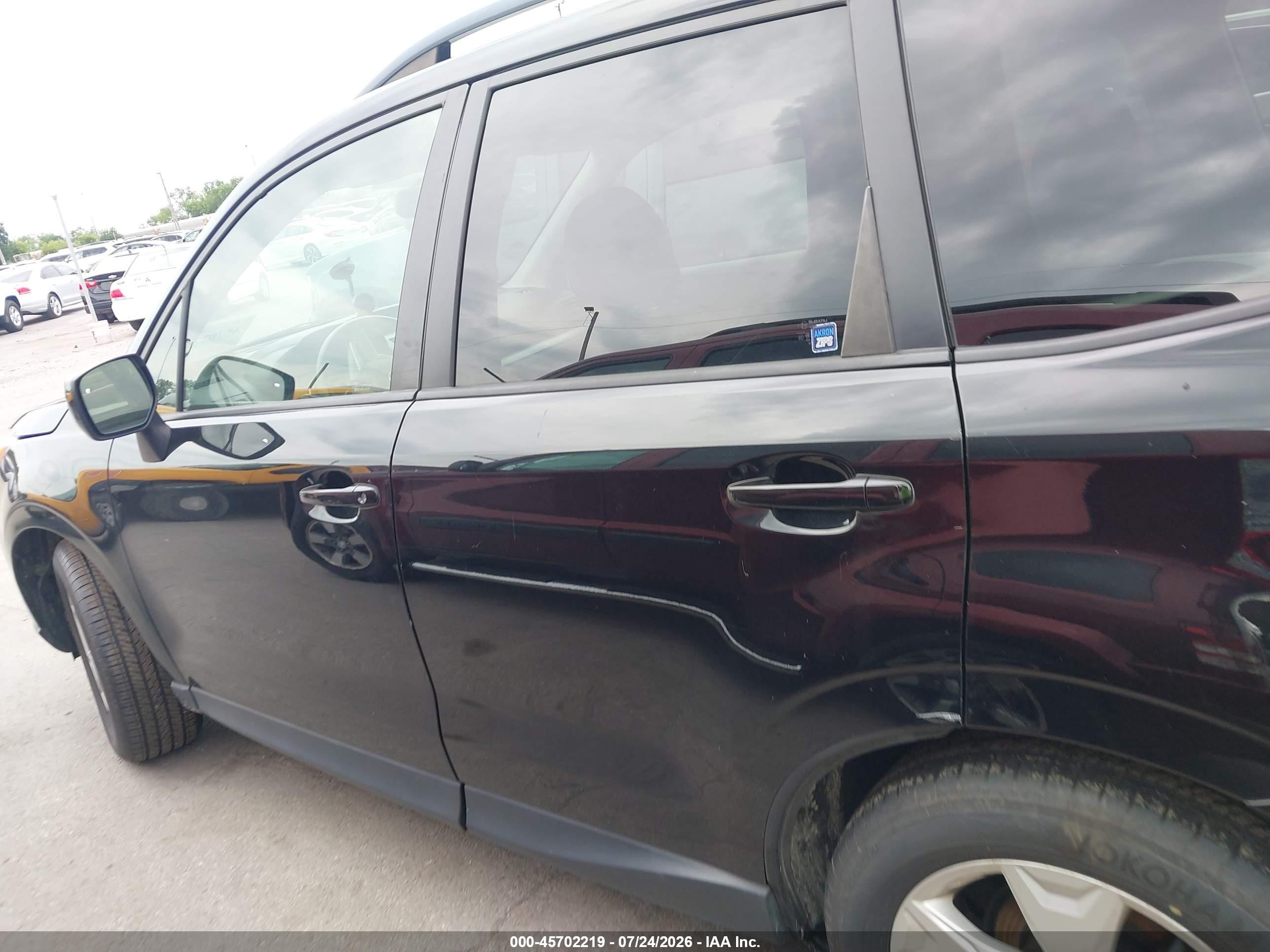 2014 Subaru Forester 2.5i Premium Black vin: JF2SJAEC1EH531653