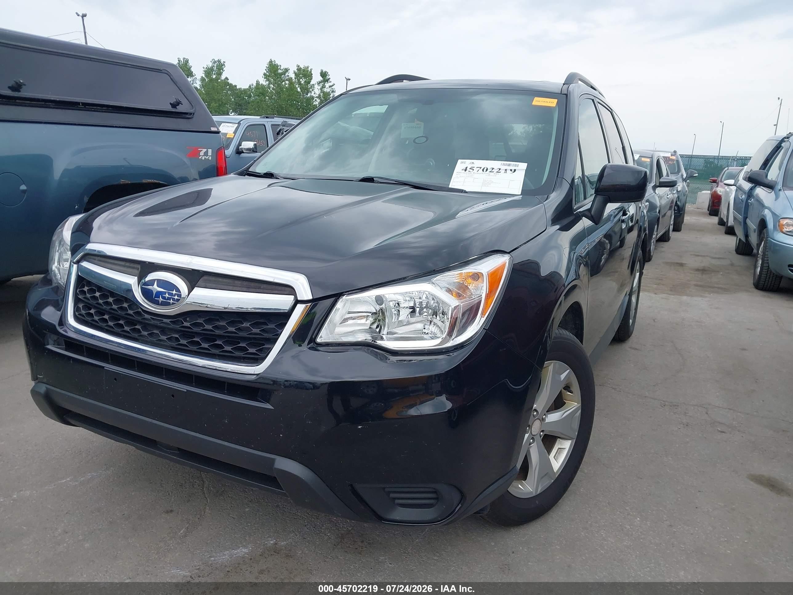 2014 Subaru Forester 2.5i Premium Black vin: JF2SJAEC1EH531653