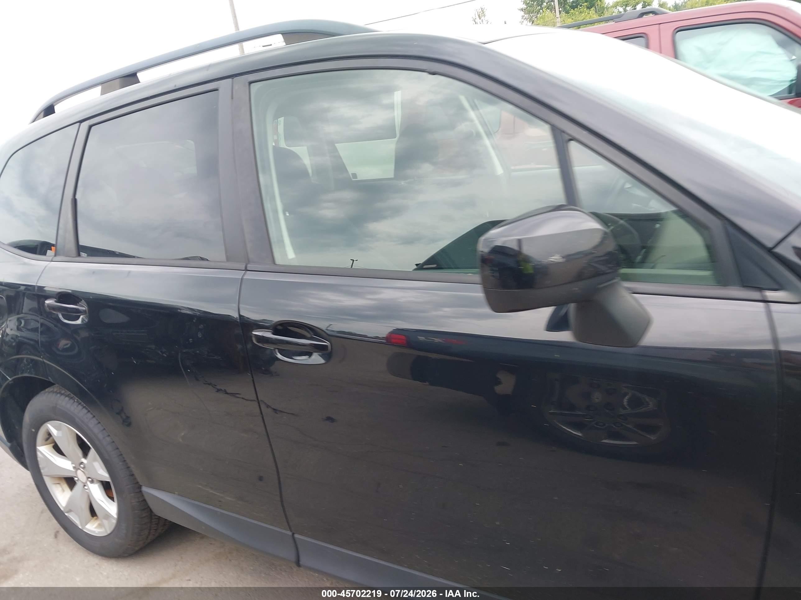 2014 Subaru Forester 2.5i Premium Black vin: JF2SJAEC1EH531653