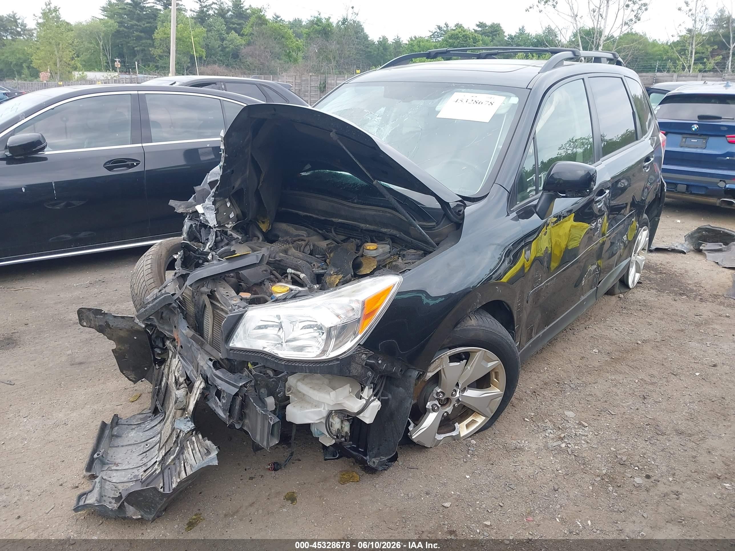 2014 Subaru Forester 2.5i Premium Black vin: JF2SJAEC1EH542006