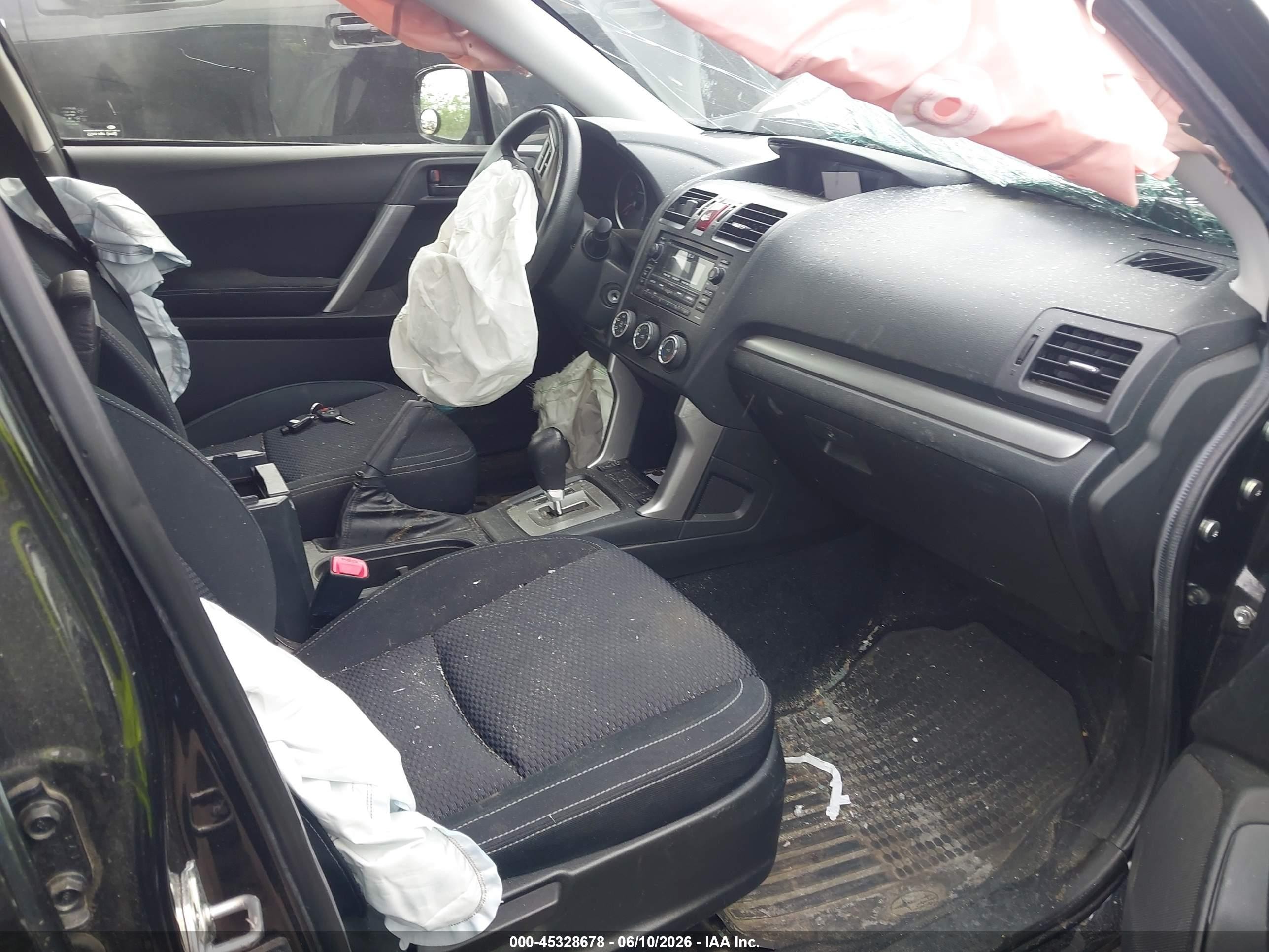 2014 Subaru Forester 2.5i Premium Black vin: JF2SJAEC1EH542006