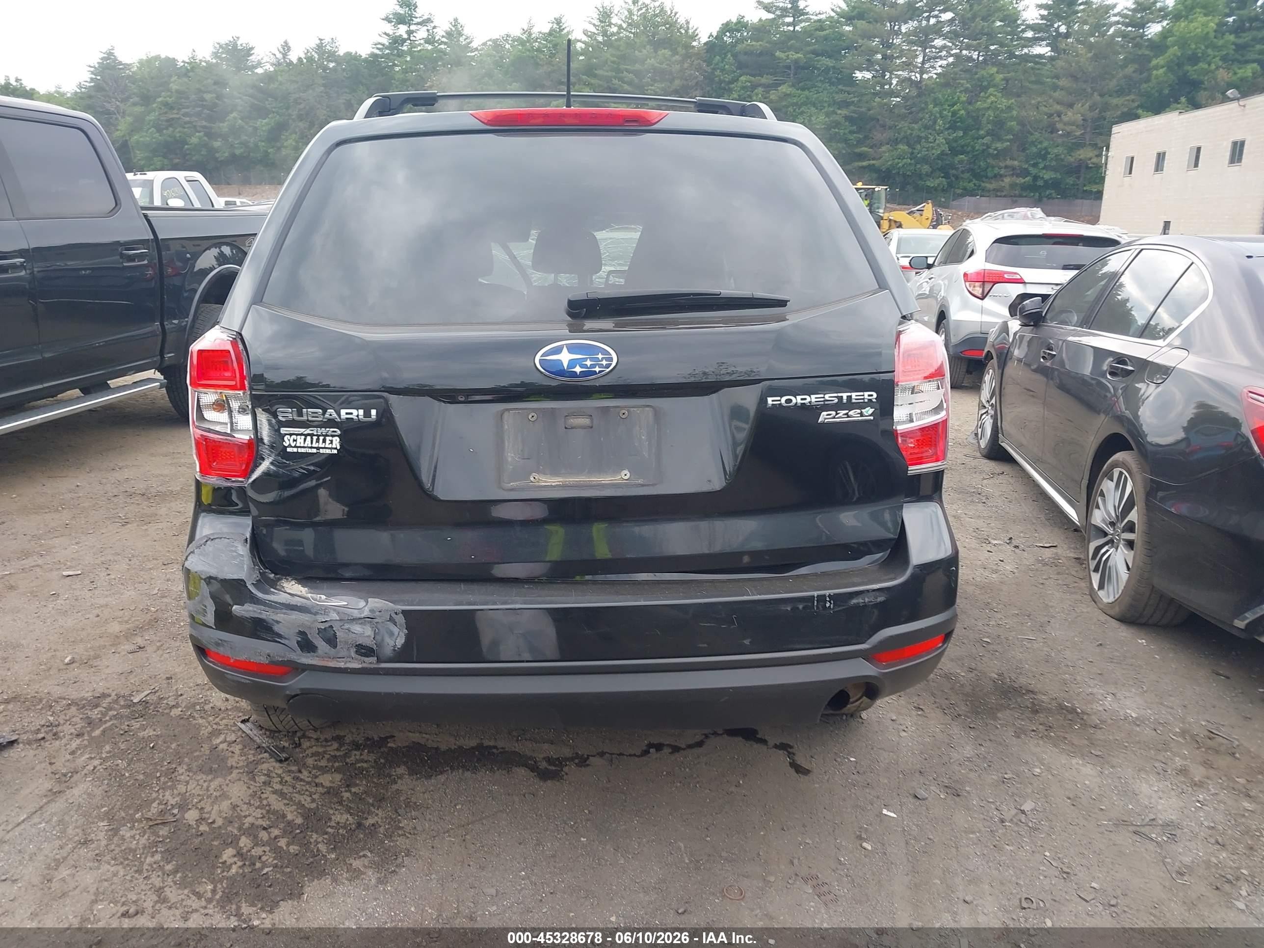 2014 Subaru Forester 2.5i Premium Black vin: JF2SJAEC1EH542006