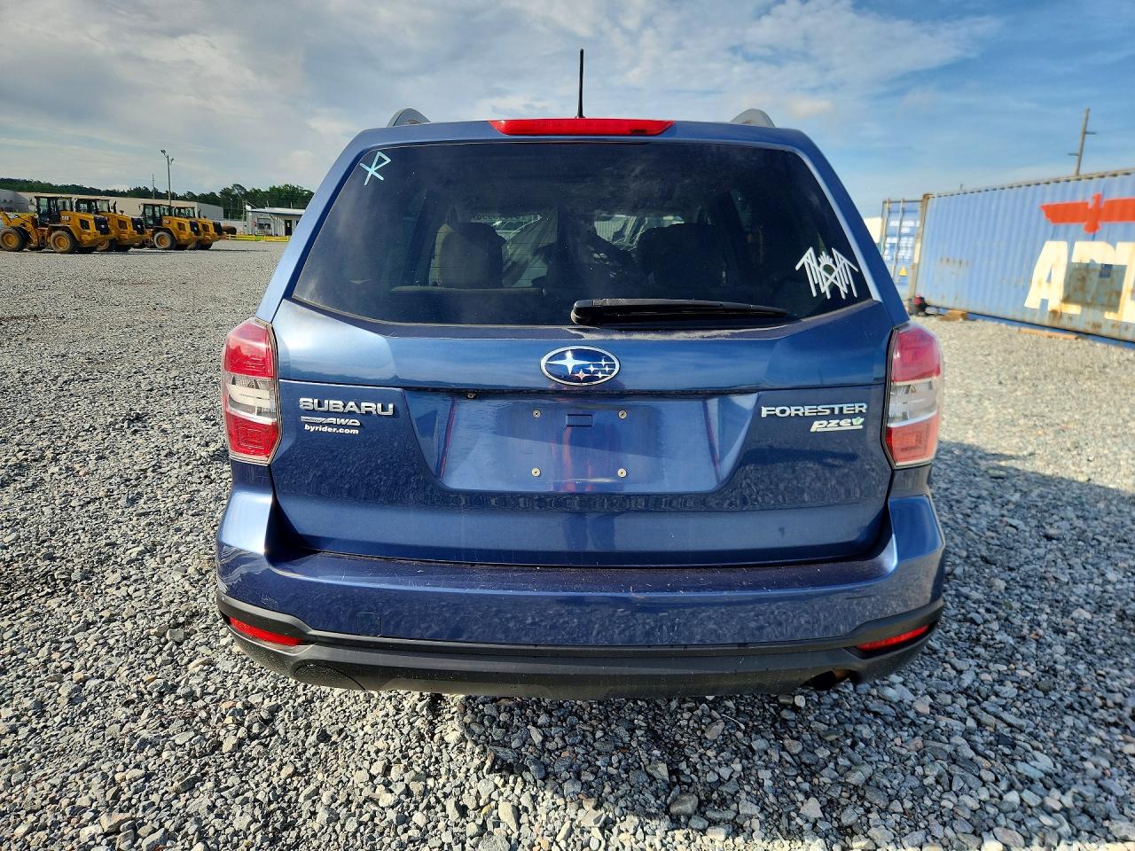2014 Subaru Forester 2.5i Premium Blue vin: JF2SJAEC1EH558271