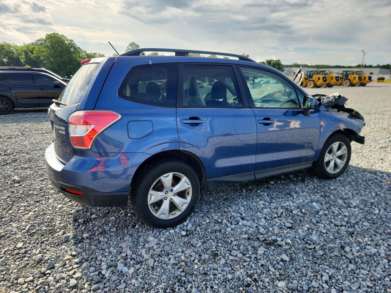 2014 Subaru Forester 2.5i Premium Blue vin: JF2SJAEC1EH558271