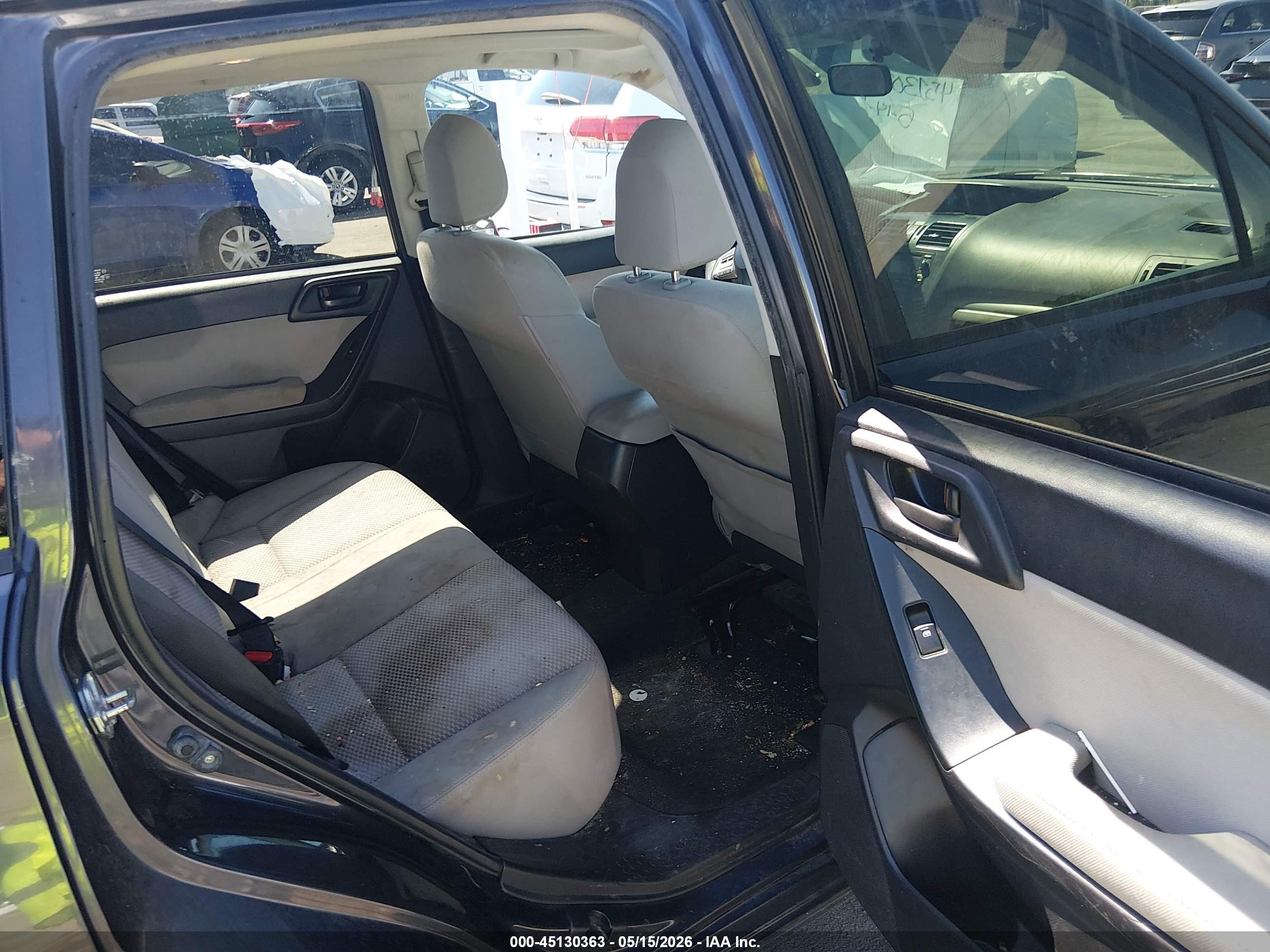 2014 Subaru Forester 2.5i Premium Gray vin: JF2SJAEC1EH558318