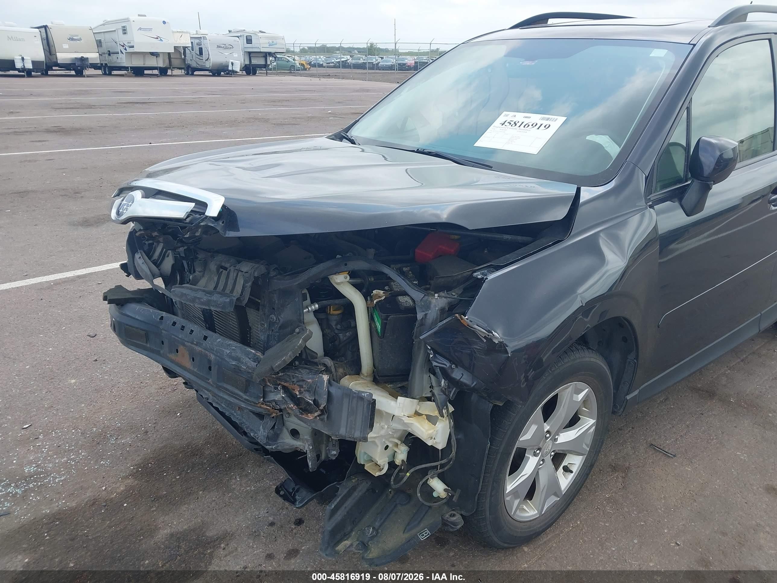 2014 Subaru Forester 2.5i Premium Черный vin: JF2SJAEC2EH427446