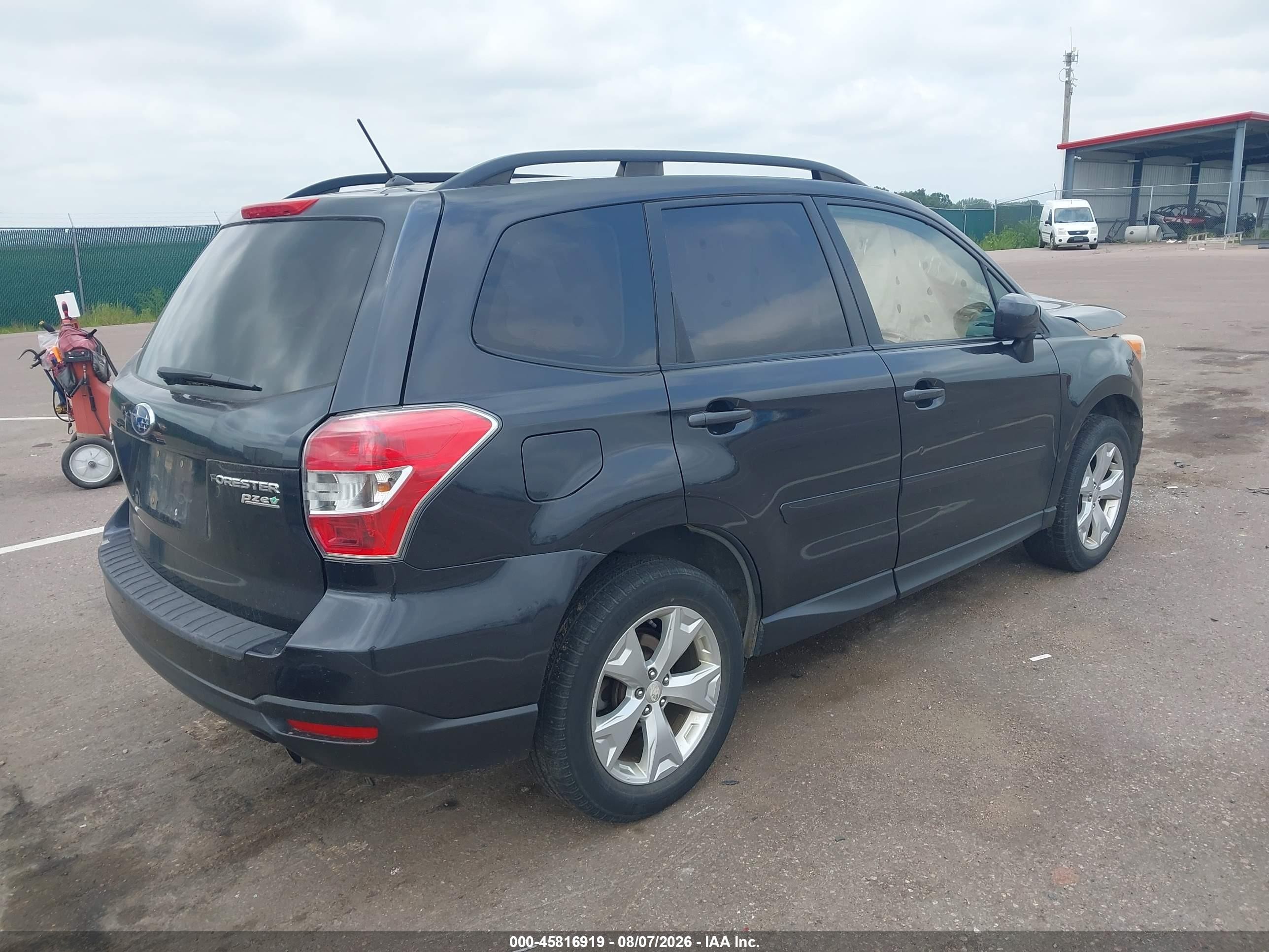 2014 Subaru Forester 2.5i Premium Черный vin: JF2SJAEC2EH427446