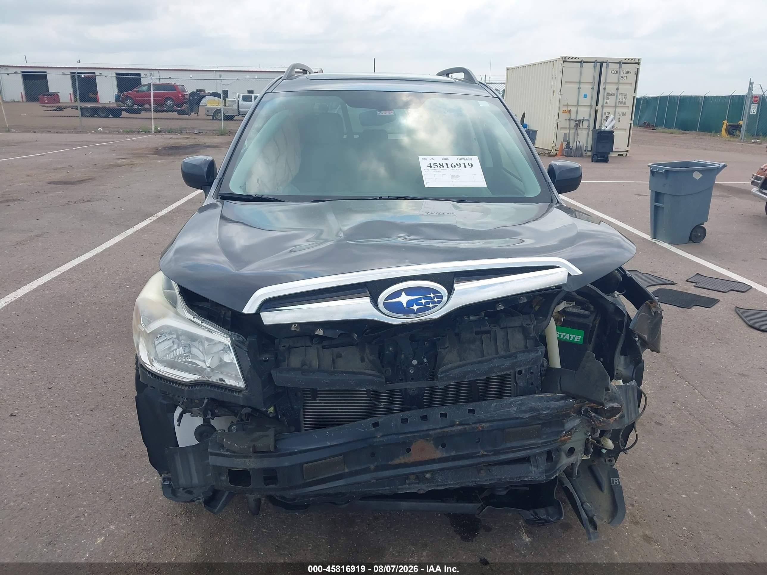 2014 Subaru Forester 2.5i Premium Черный vin: JF2SJAEC2EH427446