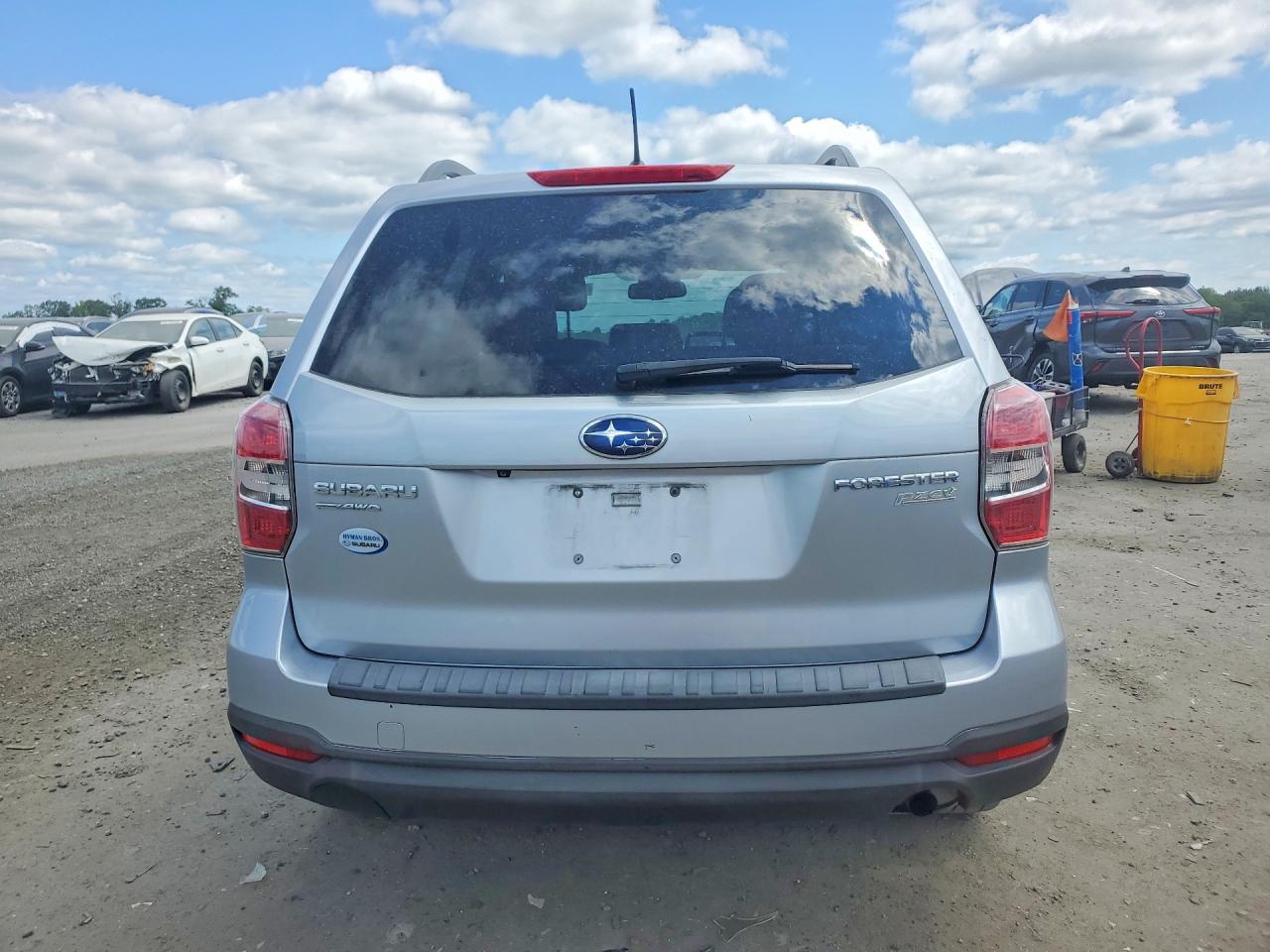 2014 Subaru Forester 2.5i Premium Silver vin: JF2SJAEC2EH474234