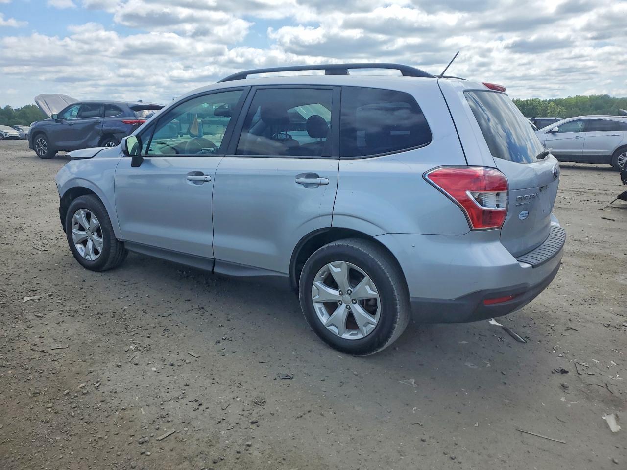 2014 Subaru Forester 2.5i Premium Silver vin: JF2SJAEC2EH474234