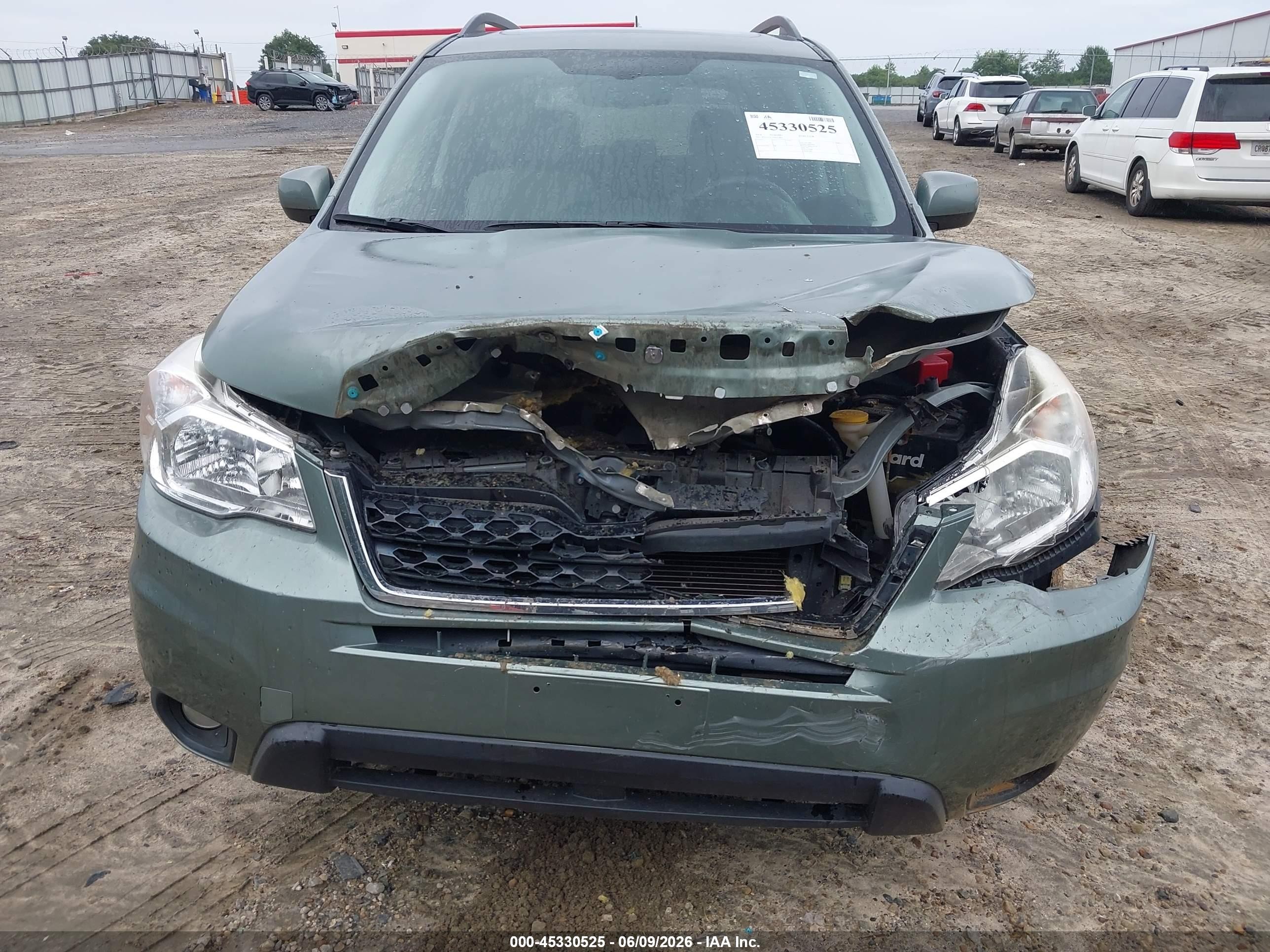 2014 Subaru Forester 2.5i Premium Green vin: JF2SJAEC2EH492801