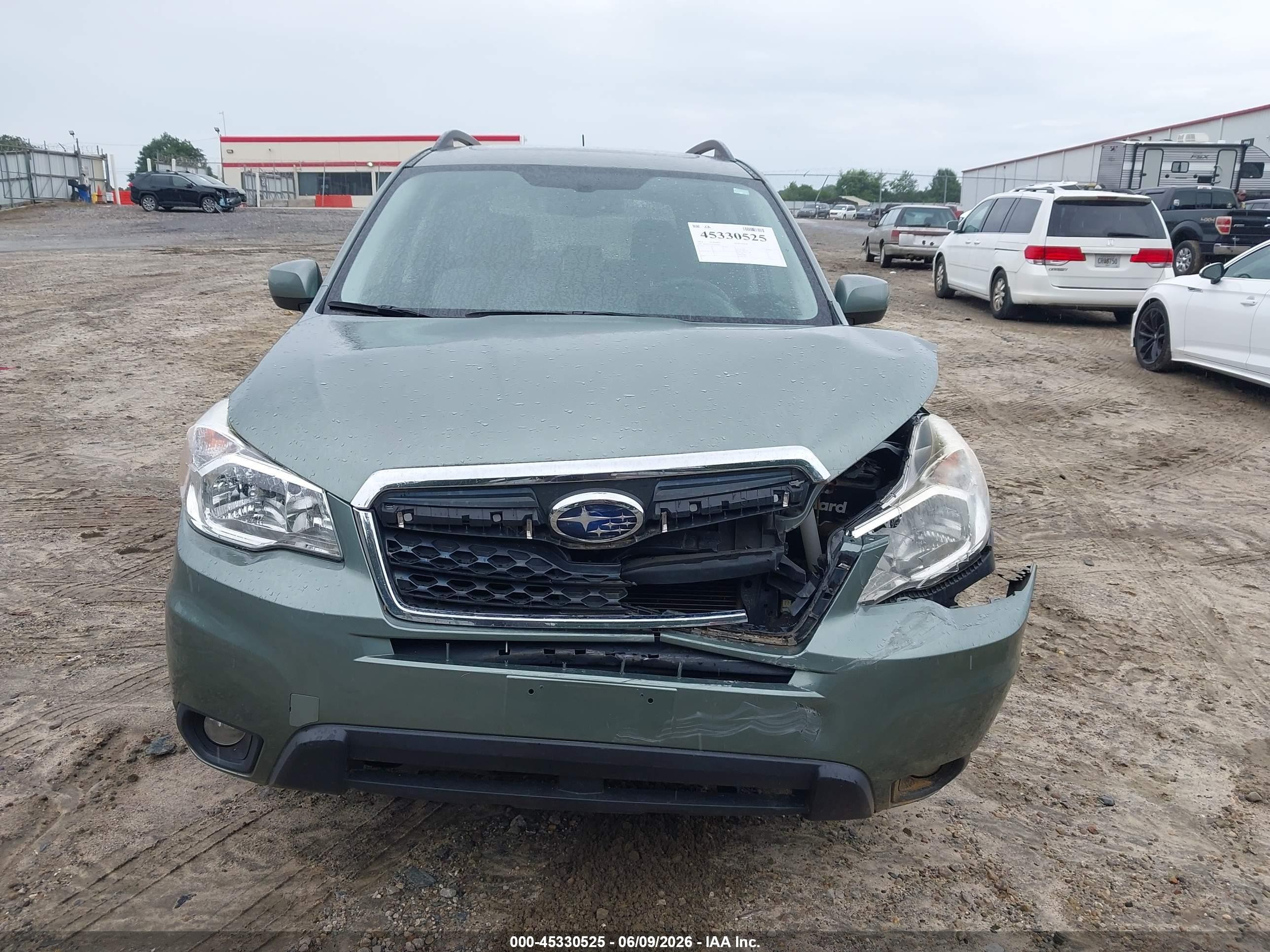 2014 Subaru Forester 2.5i Premium Green vin: JF2SJAEC2EH492801