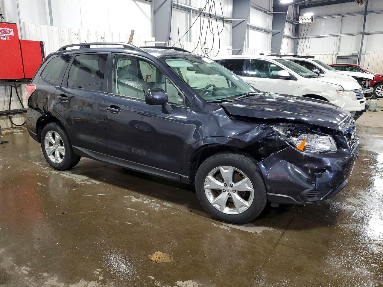 2014 Subaru Forester 2.5i Premium Gray vin: JF2SJAEC2EH502761