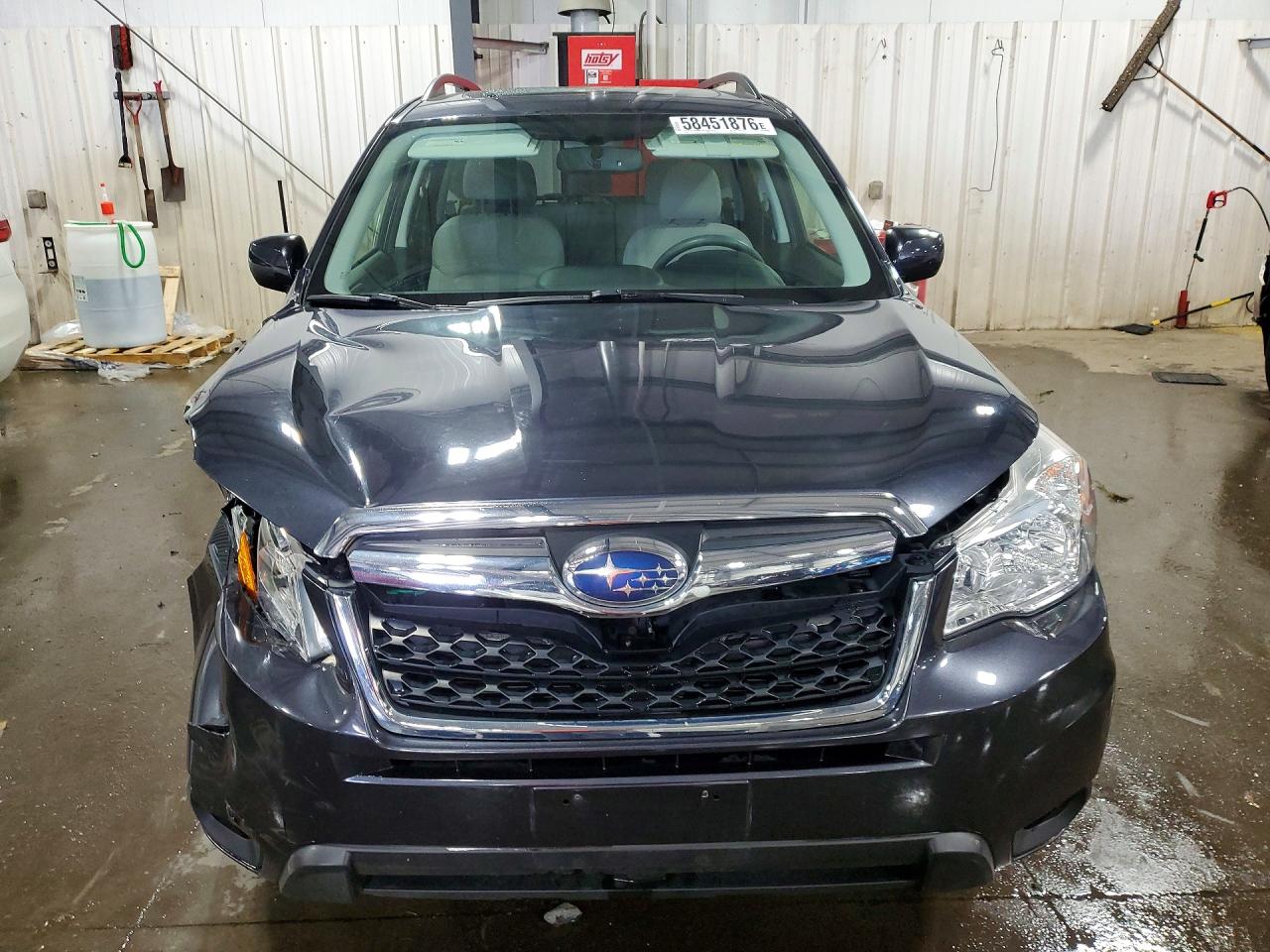 2014 Subaru Forester 2.5i Premium Gray vin: JF2SJAEC2EH502761