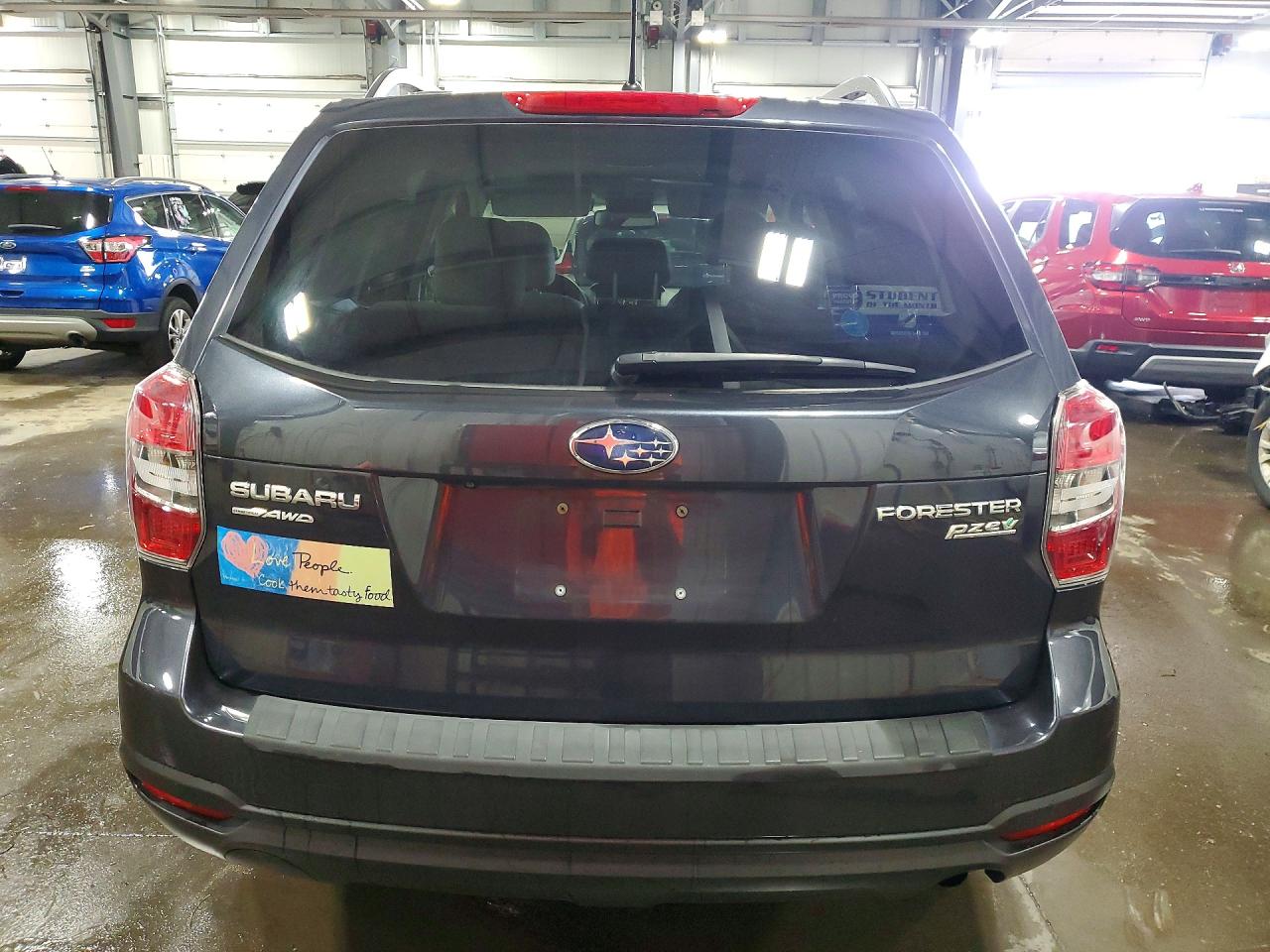 2014 Subaru Forester 2.5i Premium Gray vin: JF2SJAEC2EH502761