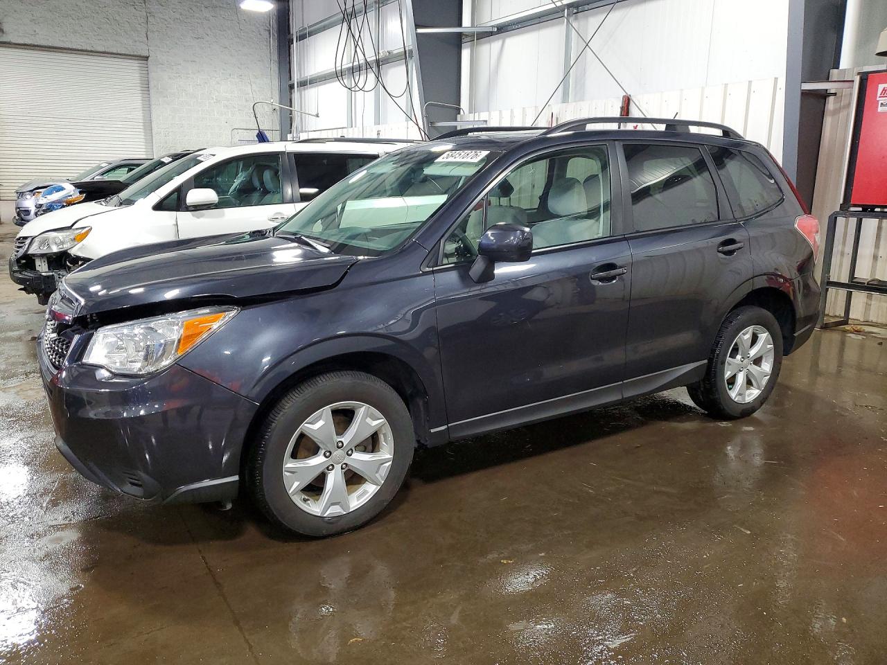 2014 Subaru Forester 2.5i Premium Gray vin: JF2SJAEC2EH502761