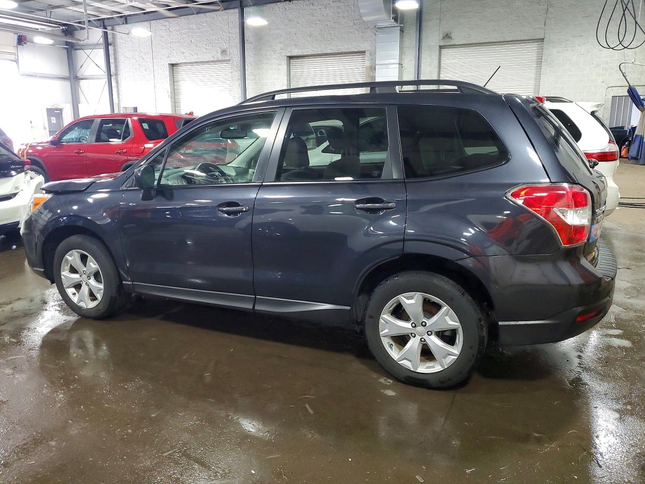 2014 Subaru Forester 2.5i Premium Gray vin: JF2SJAEC2EH502761