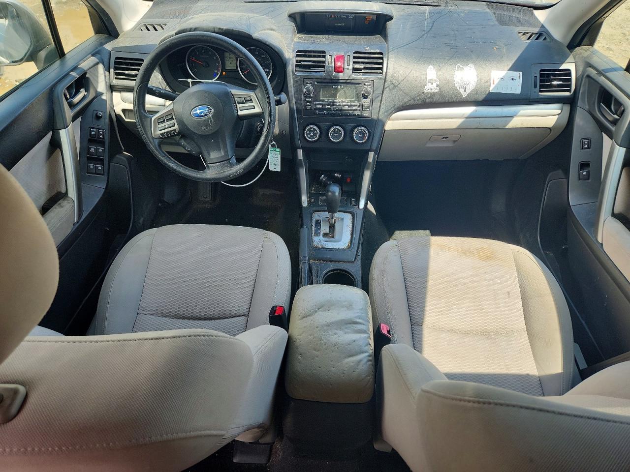 2014 Subaru Forester 2.5i Premium Silver vin: JF2SJAEC2EH519432