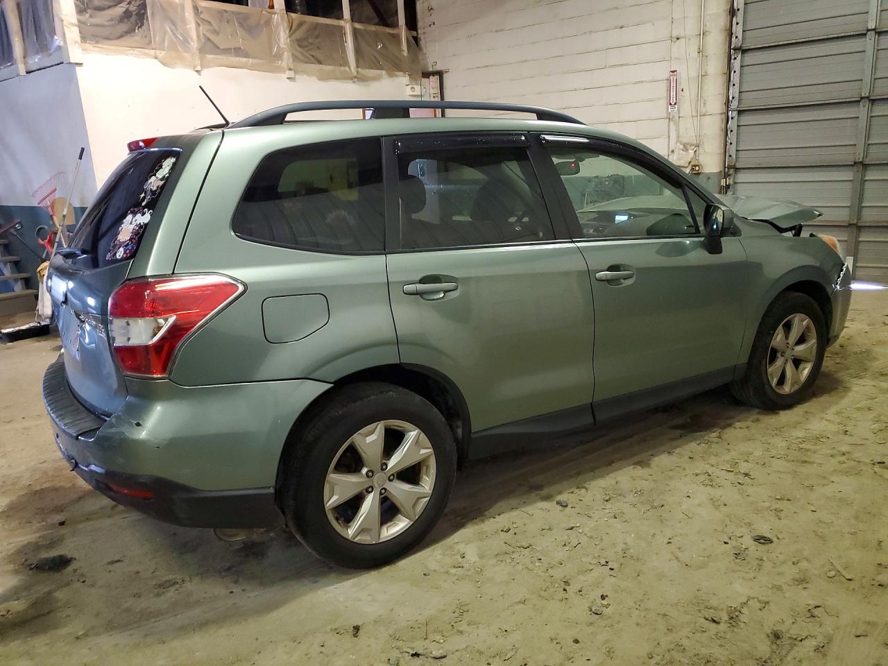 2014 Subaru Forester 2.5i Premium Зеленый vin: JF2SJAEC2EH549269