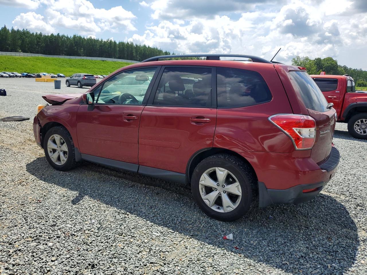 2014 Subaru Forester 2.5i Premium Burgundy vin: JF2SJAEC2EH432615