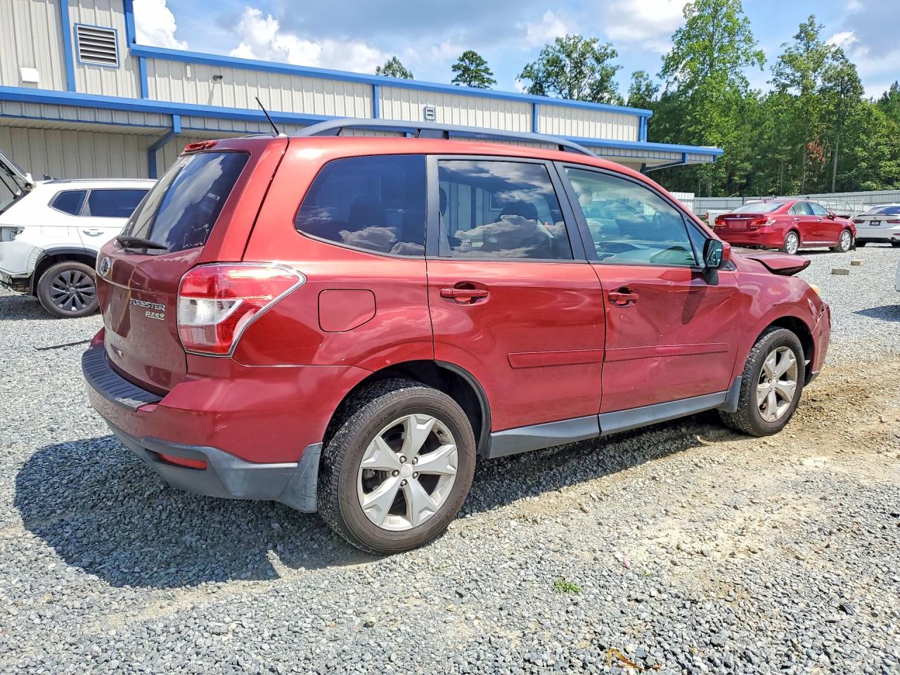 2014 Subaru Forester 2.5i Premium Burgundy vin: JF2SJAEC2EH432615