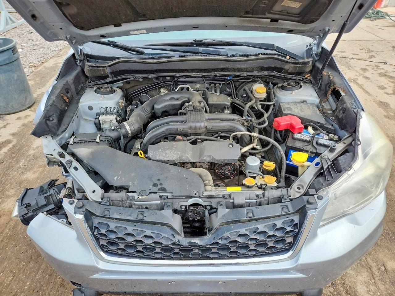 2014 Subaru Forester 2.5i Premium Silver vin: JF2SJAEC3EH400434
