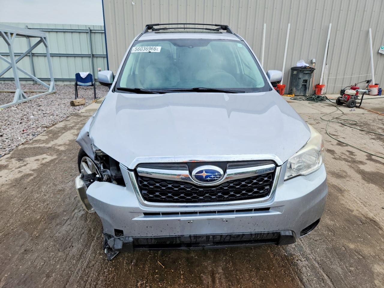2014 Subaru Forester 2.5i Premium Silver vin: JF2SJAEC3EH400434