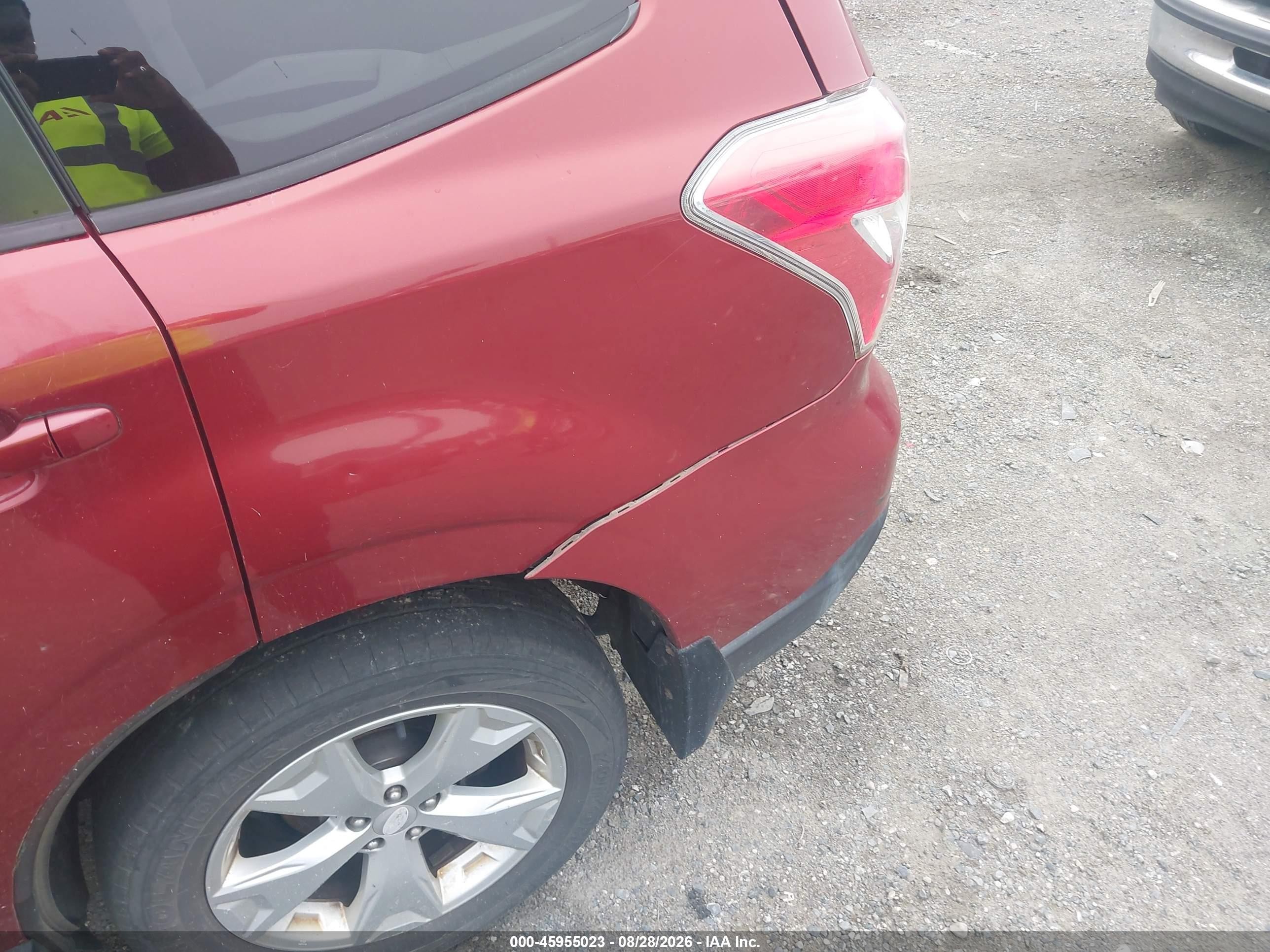 2014 Subaru Forester 2.5i Premium Бордовый vin: JF2SJAEC3EH414964