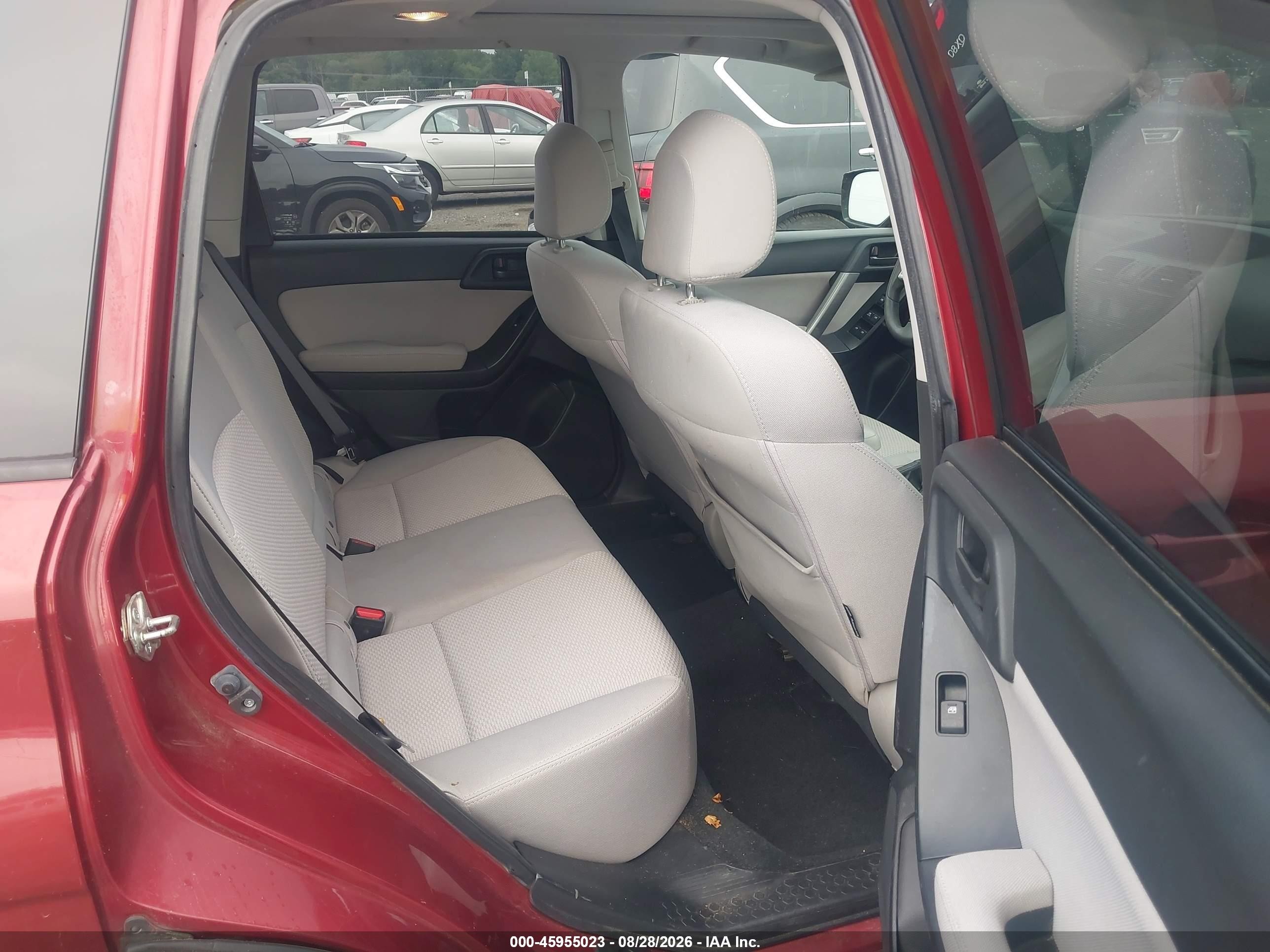 2014 Subaru Forester 2.5i Premium Бордовый vin: JF2SJAEC3EH414964