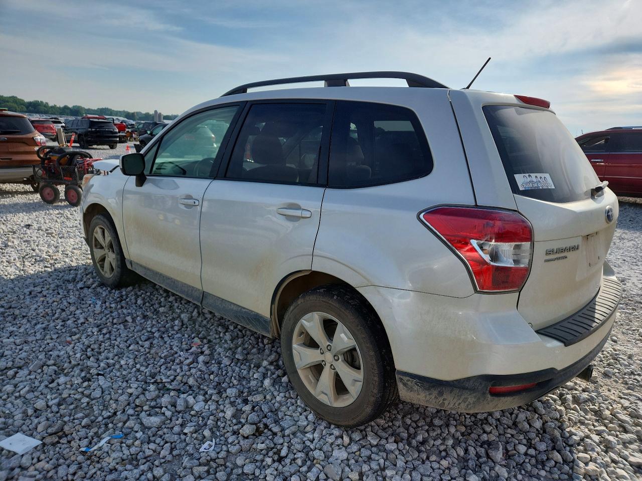 2014 Subaru Forester 2.5i Premium Белый vin: JF2SJAEC3EH416083