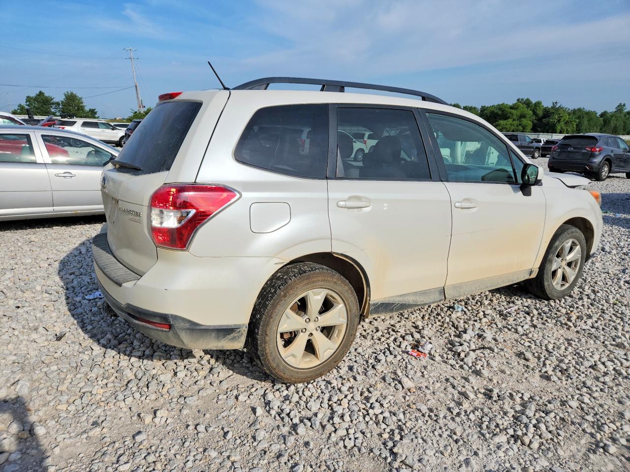 2014 Subaru Forester 2.5i Premium Белый vin: JF2SJAEC3EH416083
