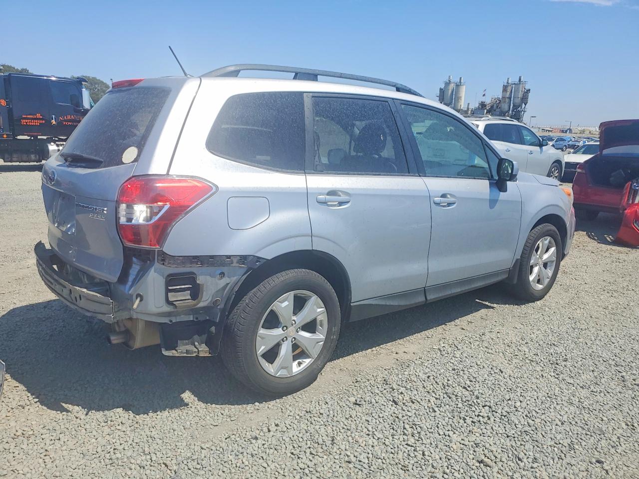 2014 Subaru Forester 2.5i Premium Silver vin: JF2SJAEC3EH428248
