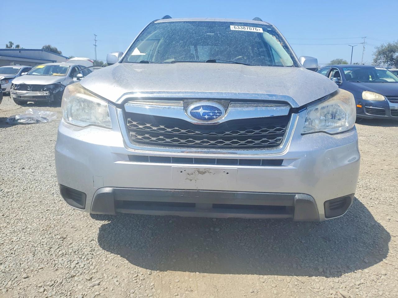 2014 Subaru Forester 2.5i Premium Silver vin: JF2SJAEC3EH428248