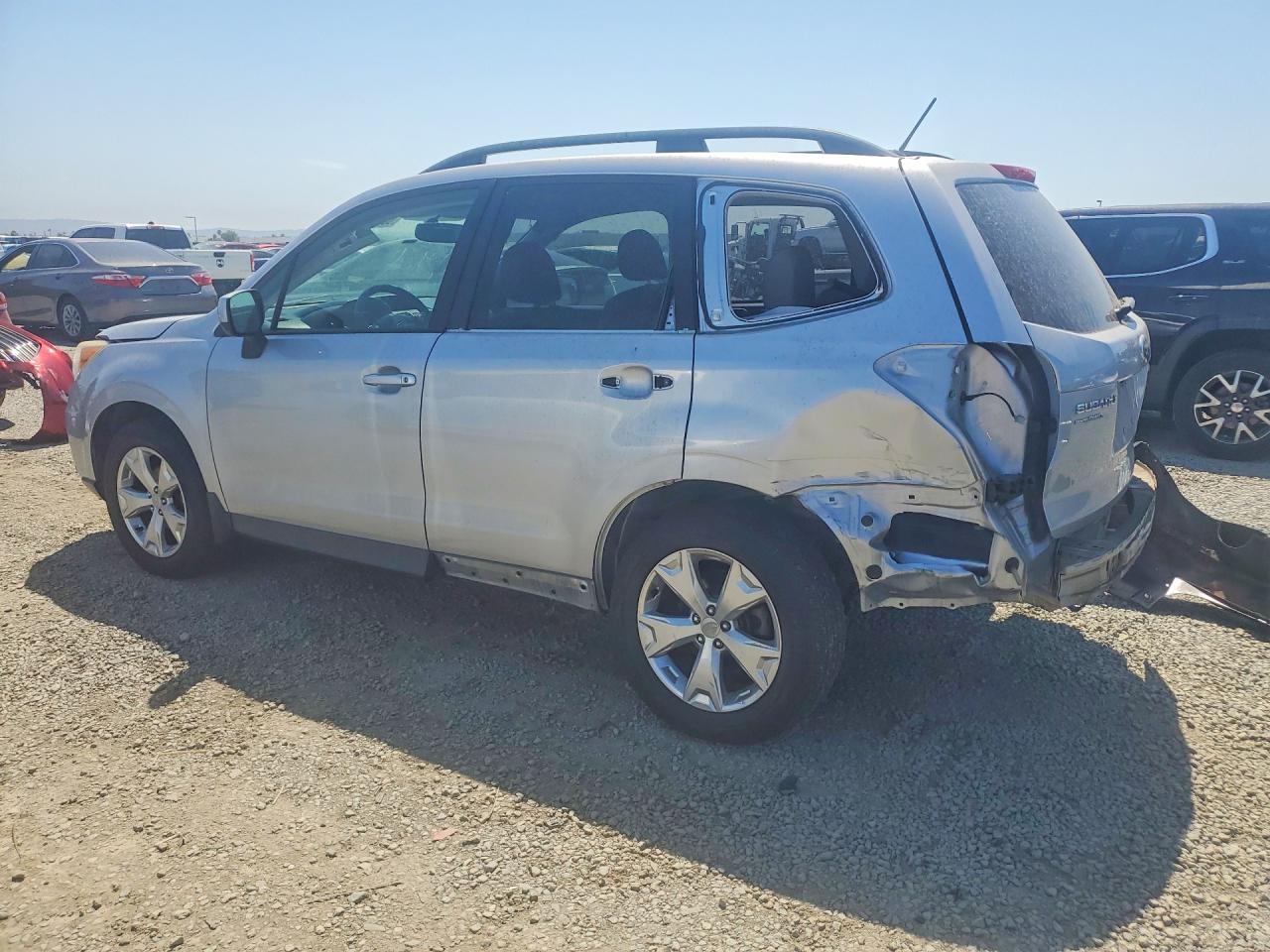 2014 Subaru Forester 2.5i Premium Silver vin: JF2SJAEC3EH428248