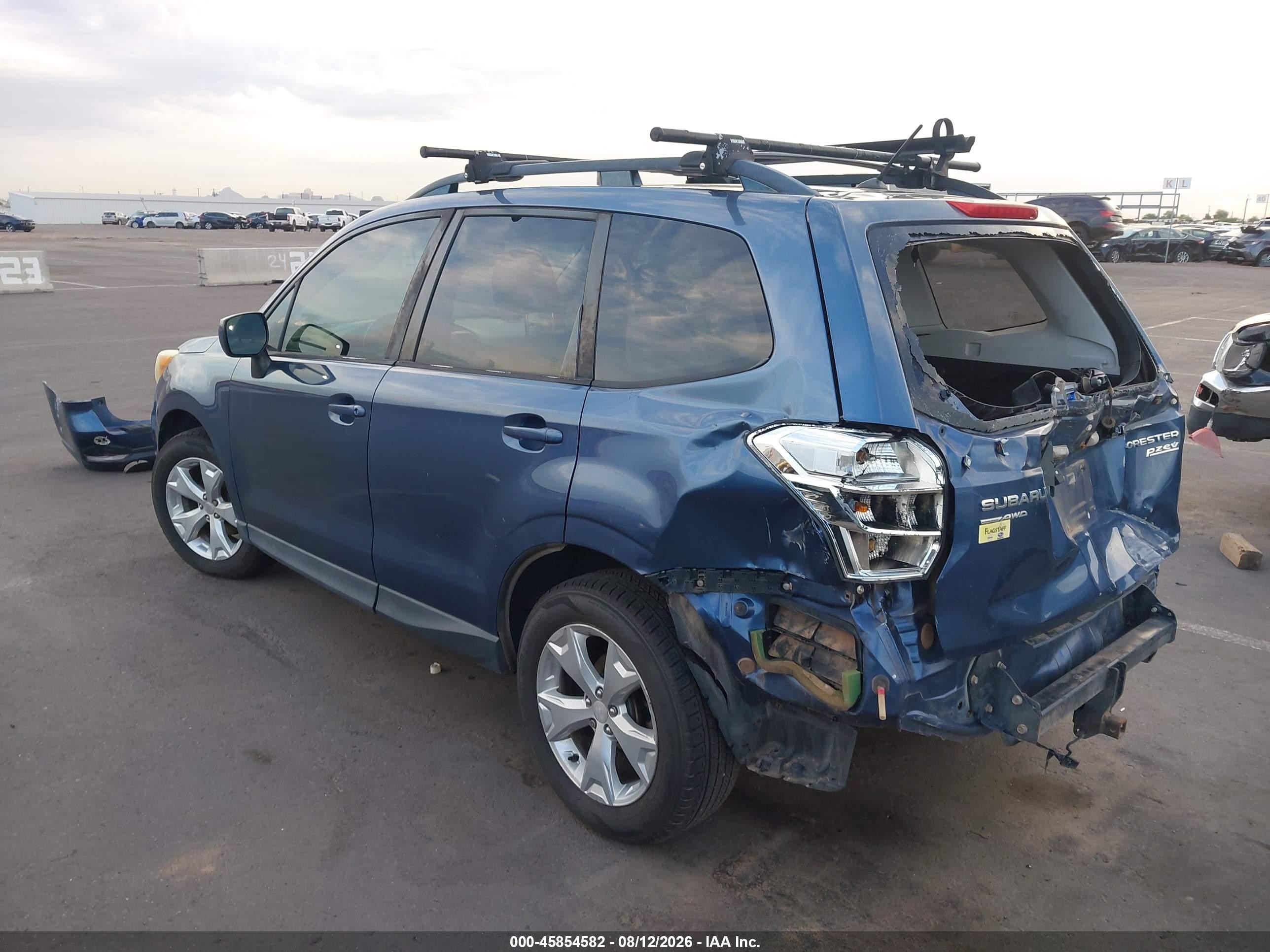 2014 Subaru Forester 2.5i Premium Blue vin: JF2SJAEC3EH463551