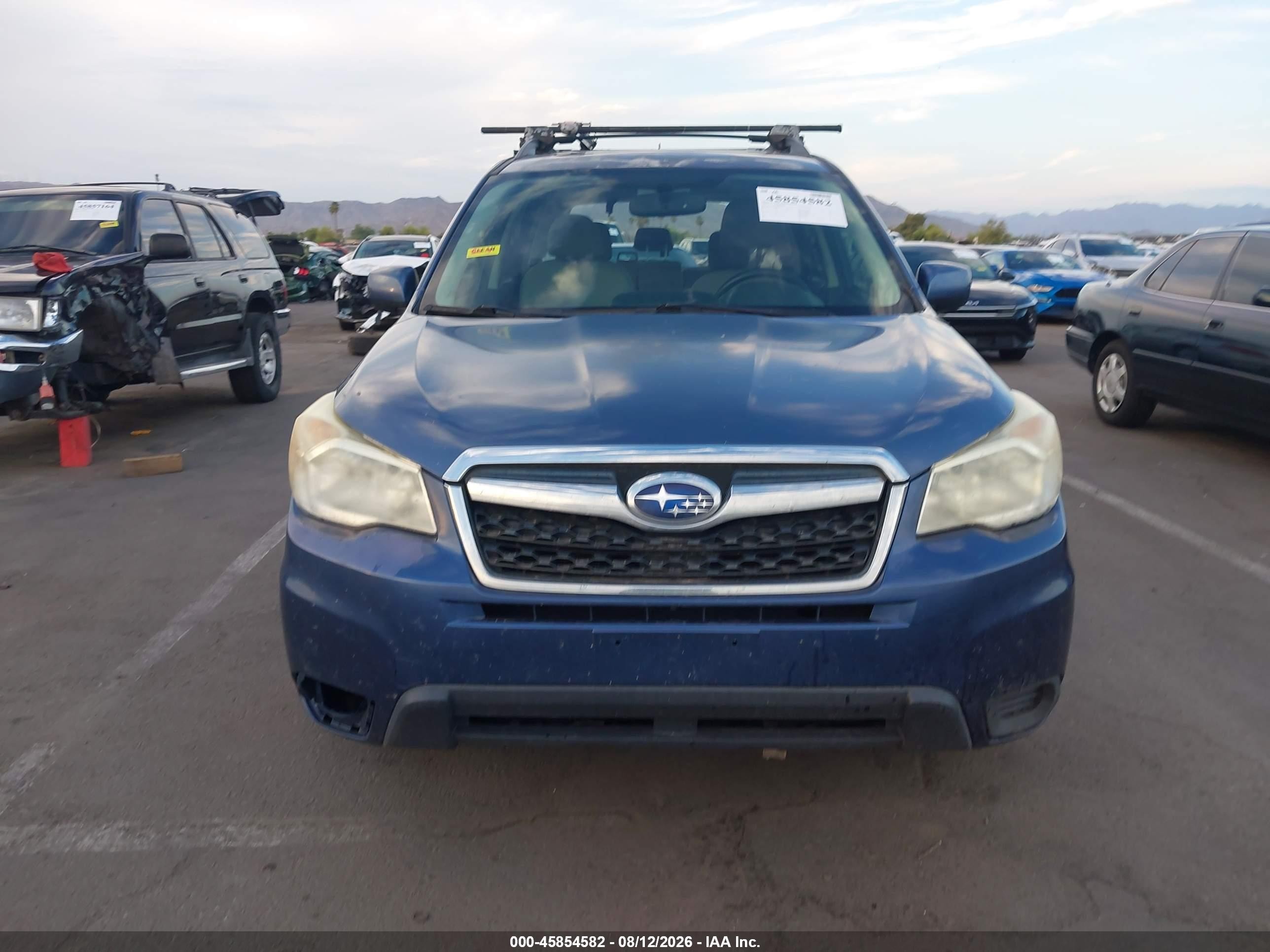 2014 Subaru Forester 2.5i Premium Blue vin: JF2SJAEC3EH463551