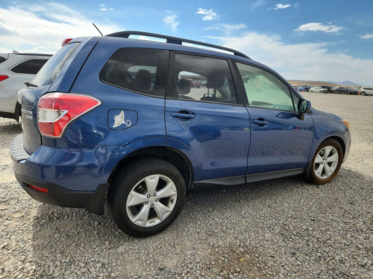 2014 Subaru Forester 2.5i Premium Blue vin: JF2SJAEC3EH464036